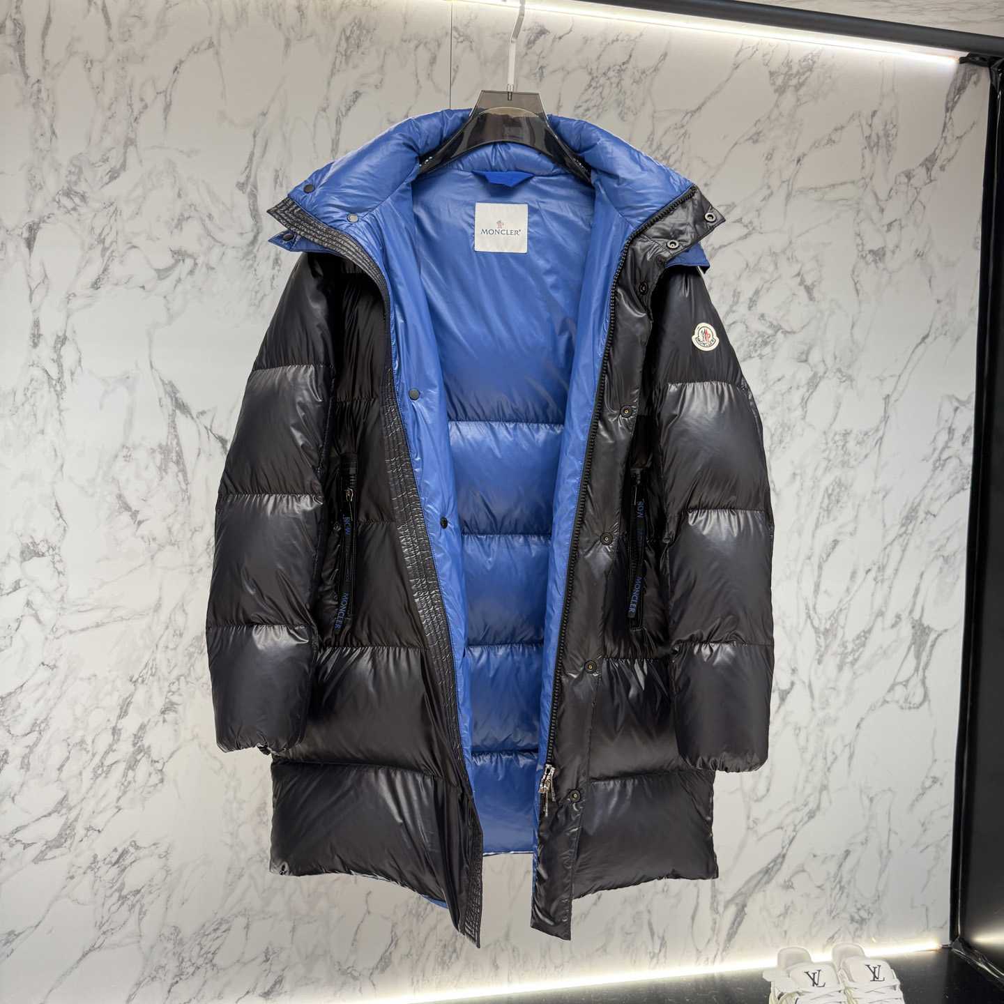 Moncler Hooded Long Down Jacket - DesignerGu