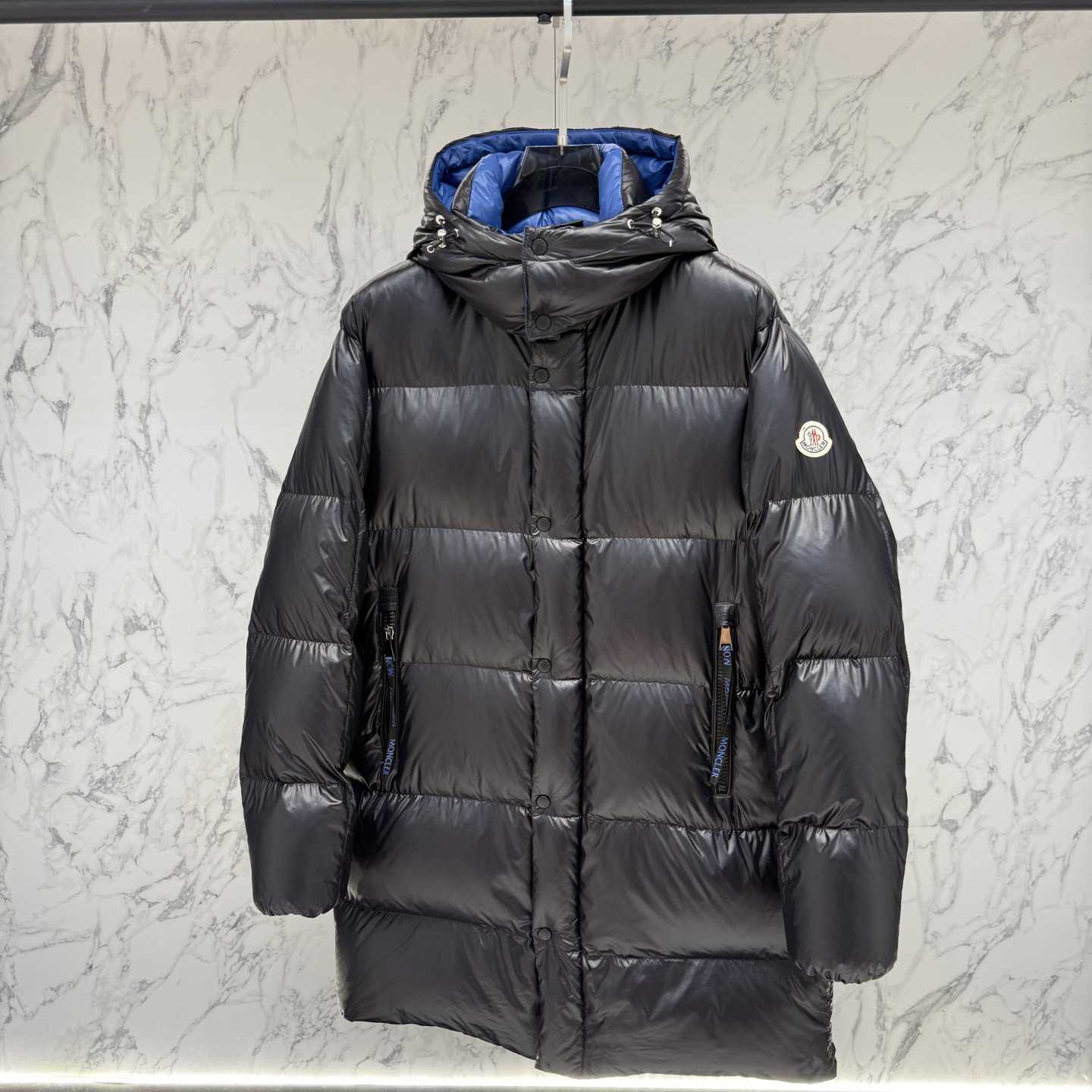 Moncler Hooded Long Down Jacket - DesignerGu
