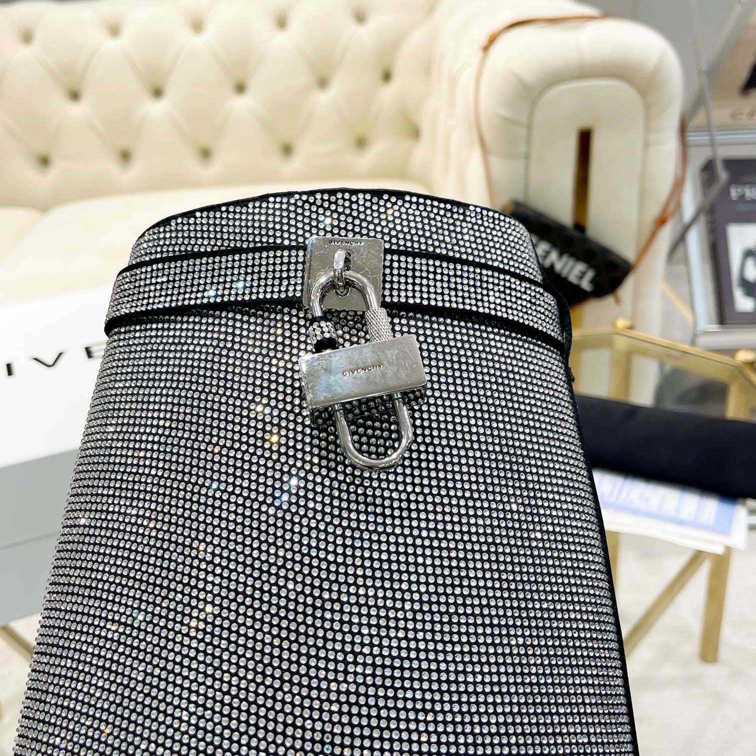 Givenchy Shark Lock Leather Knee-high Boots - DesignerGu