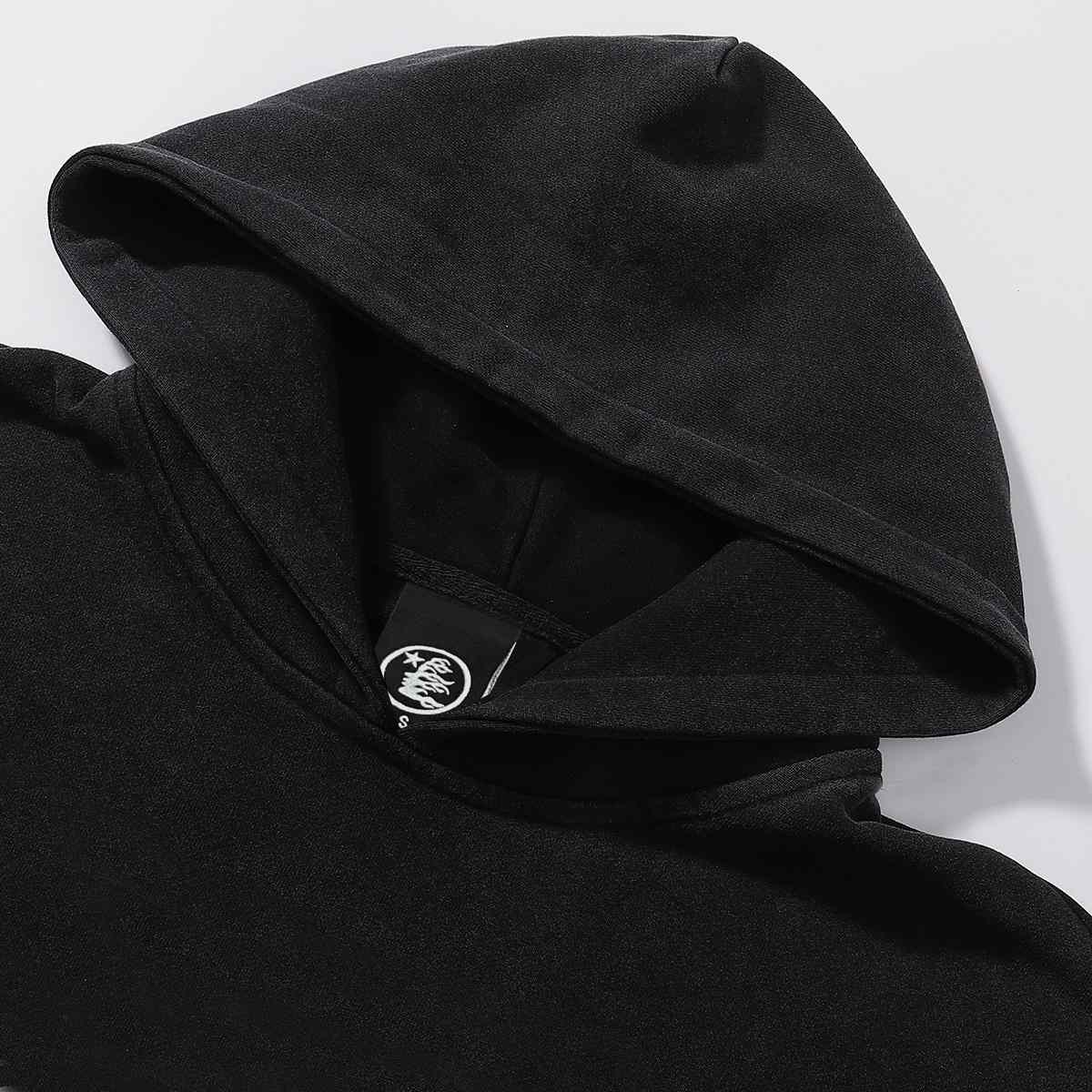 Hellstar Blazing Flame Washed Hoodie  - DesignerGu