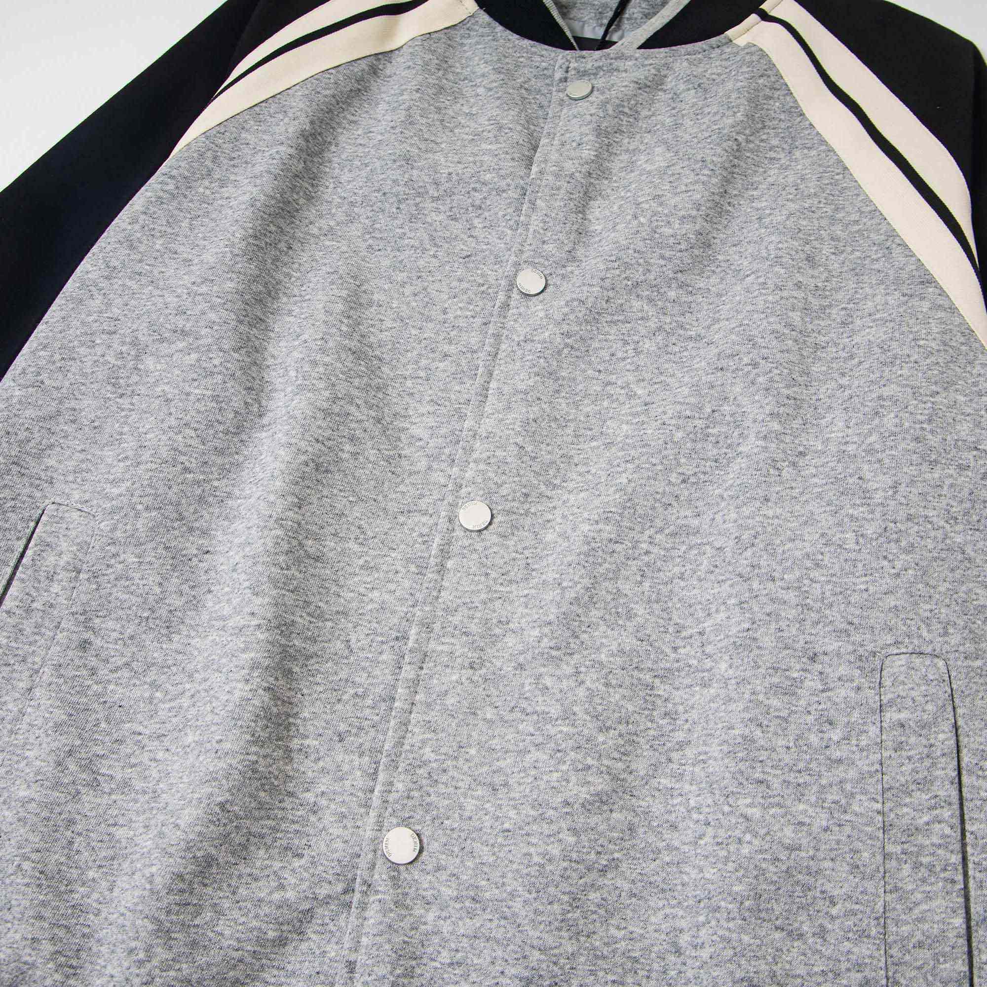 Palm Angels Curved Logo Track Varsity Jacket - DesignerGu