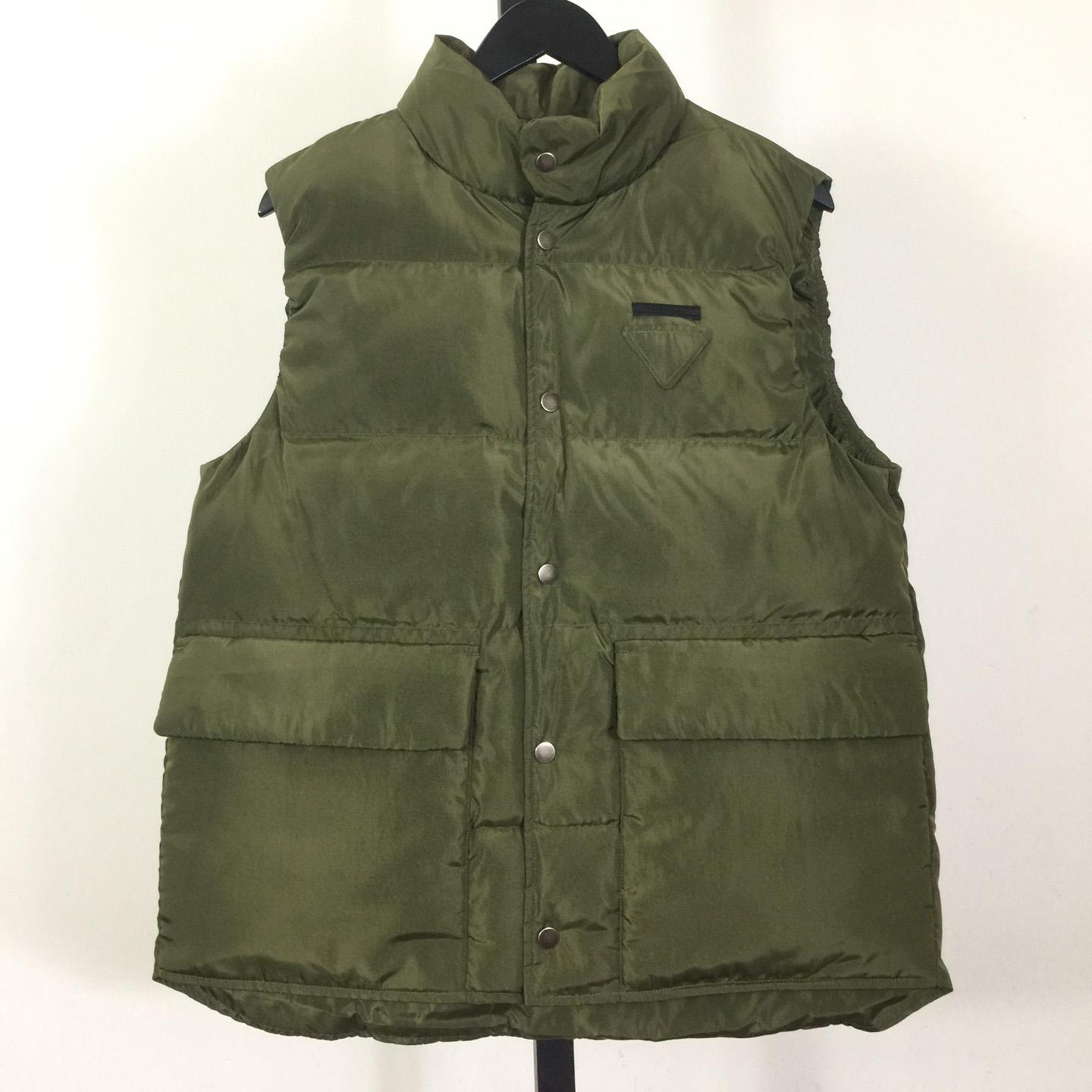 Prada Re-Nylon Puffer Vest - DesignerGu