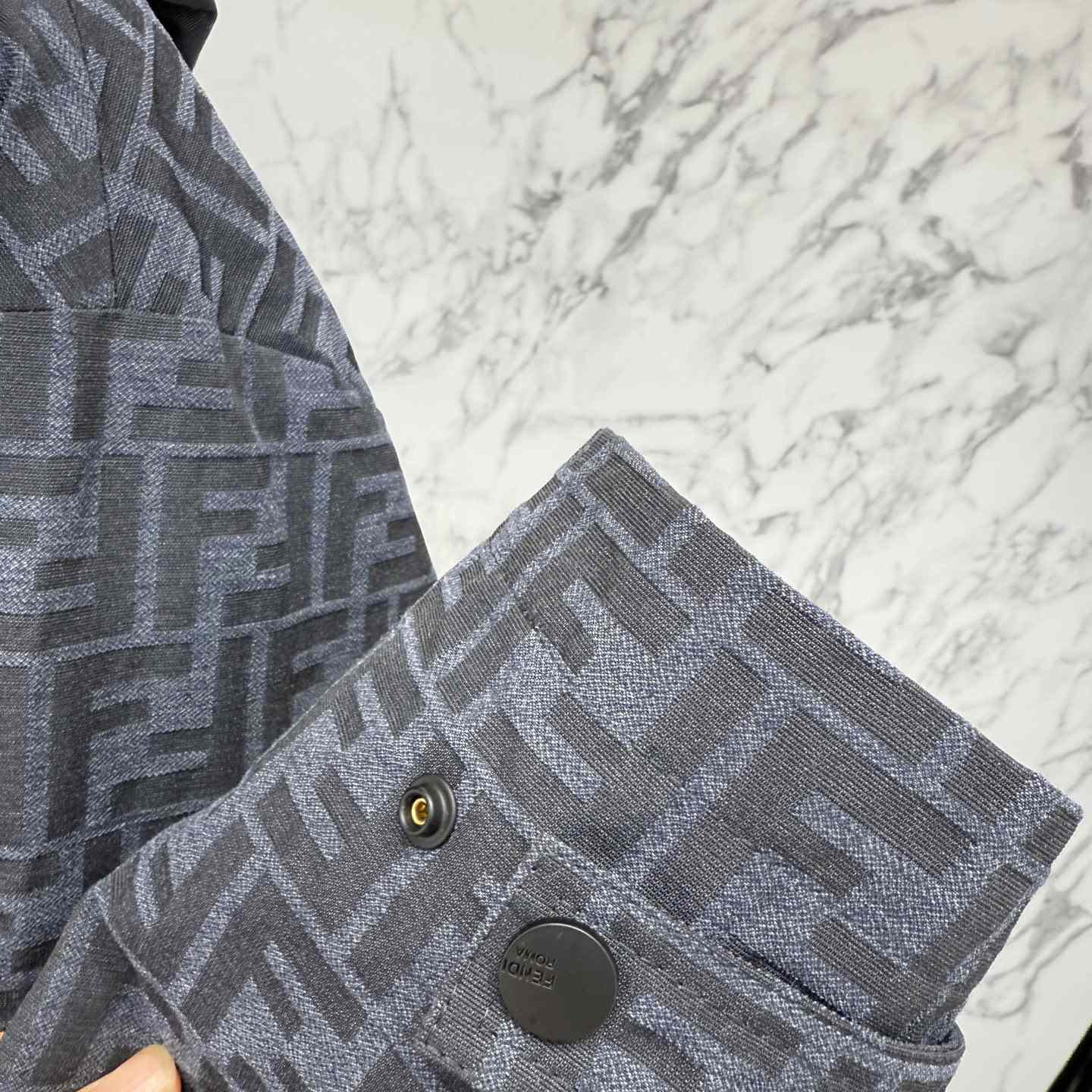 Fendi 'FF Denim Tech' Padded Jacket - DesignerGu