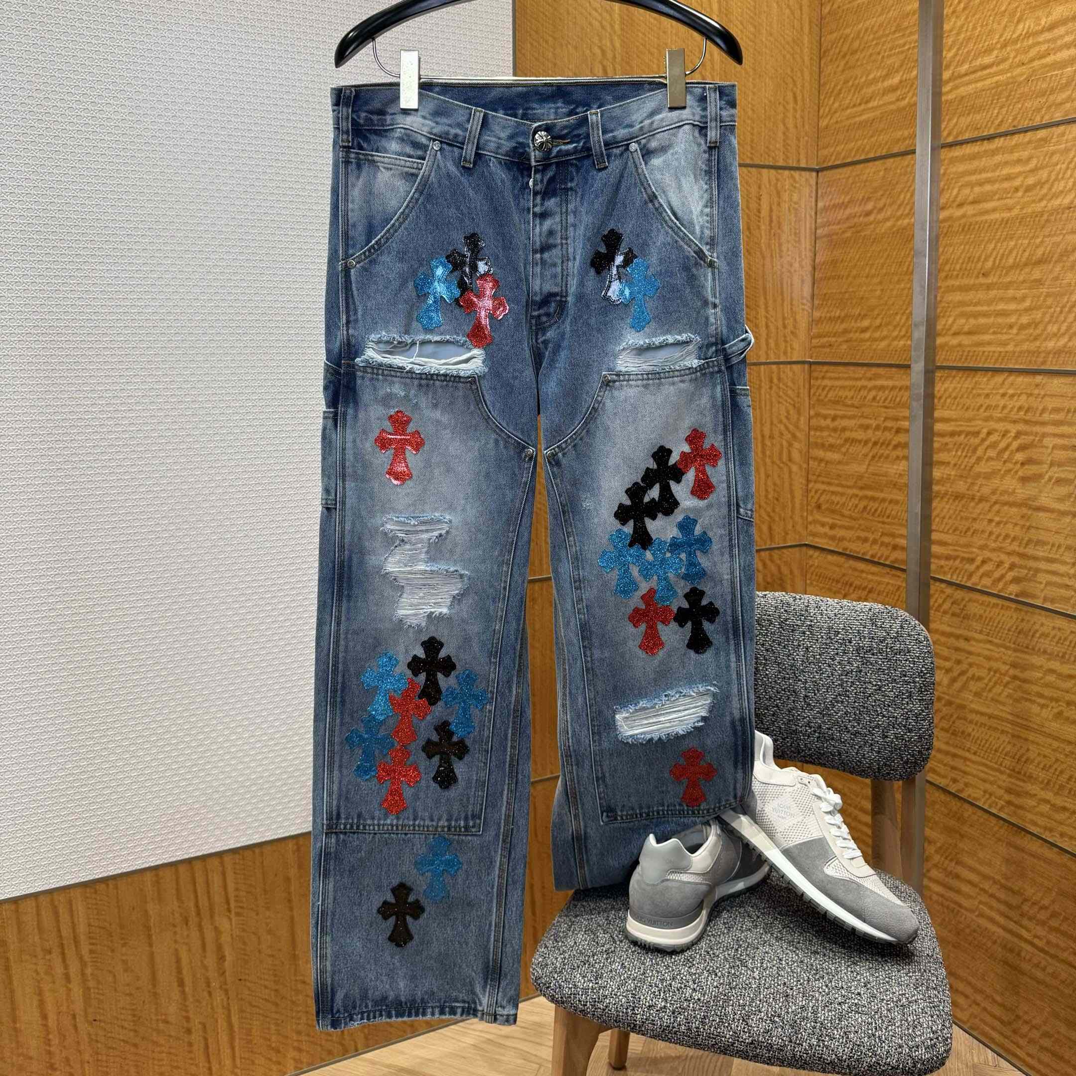 Chrome Hearts Jeans - DesignerGu