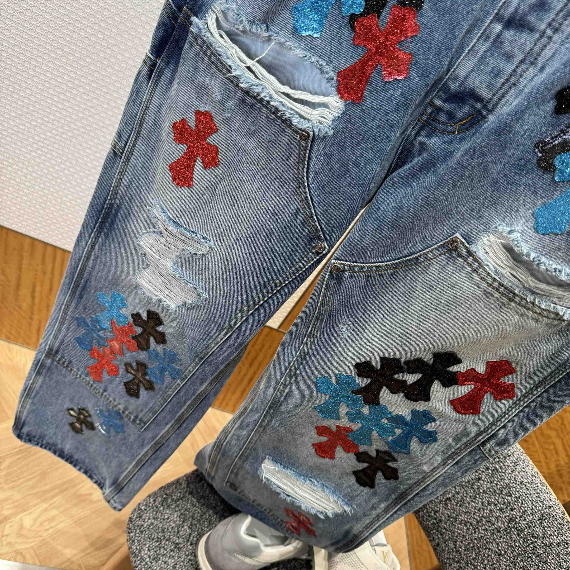 Chrome Hearts Jeans - DesignerGu