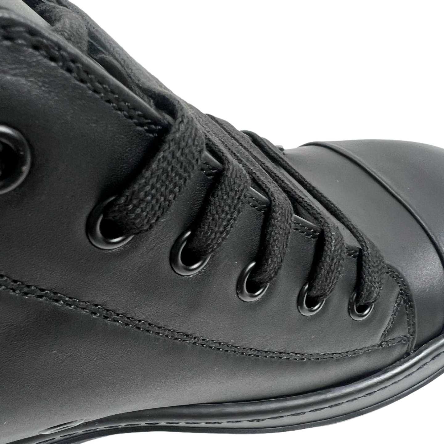 Rick Owens lace-up Leather Sneakers  - DesignerGu