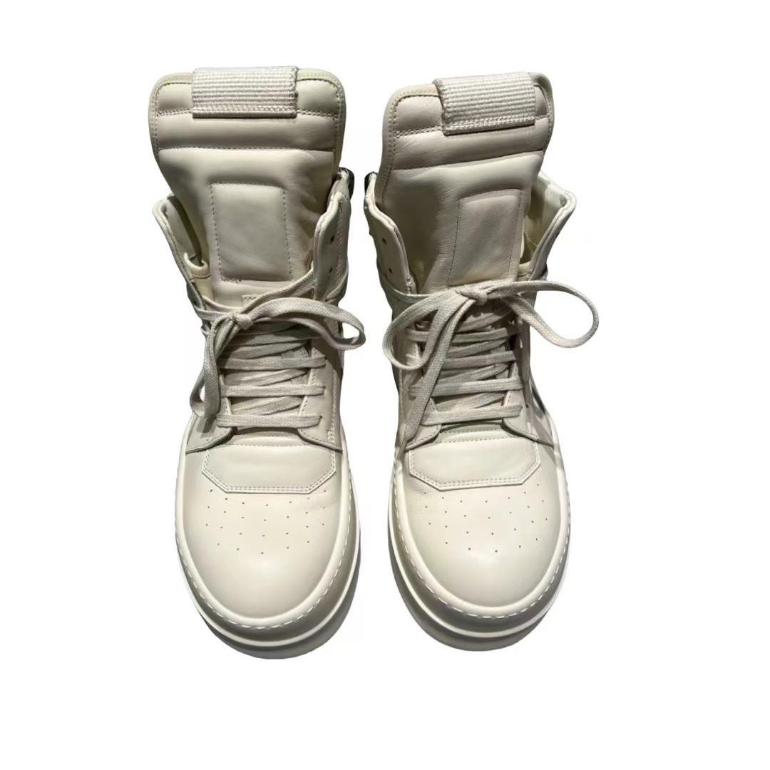 Rick Owens Geobasket High-Top Sneakers - DesignerGu