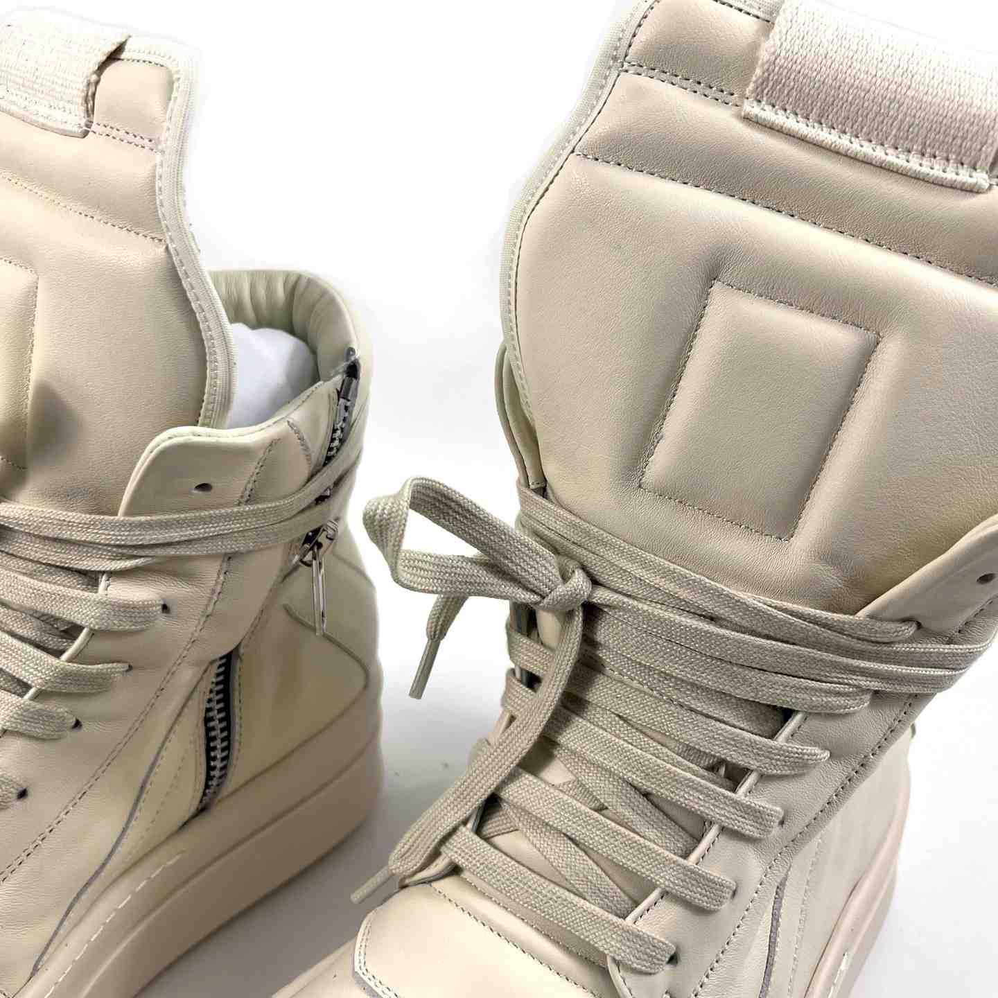Rick Owens Geobasket High-Top Sneakers - DesignerGu
