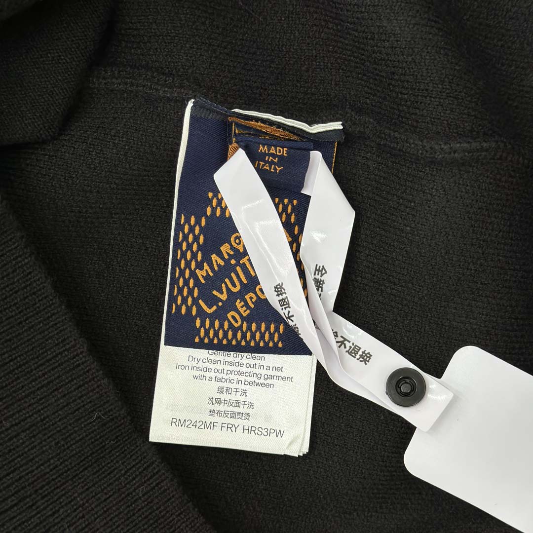 Louis Vuitton Knit Blouson With Leather Details   1AH347 - DesignerGu