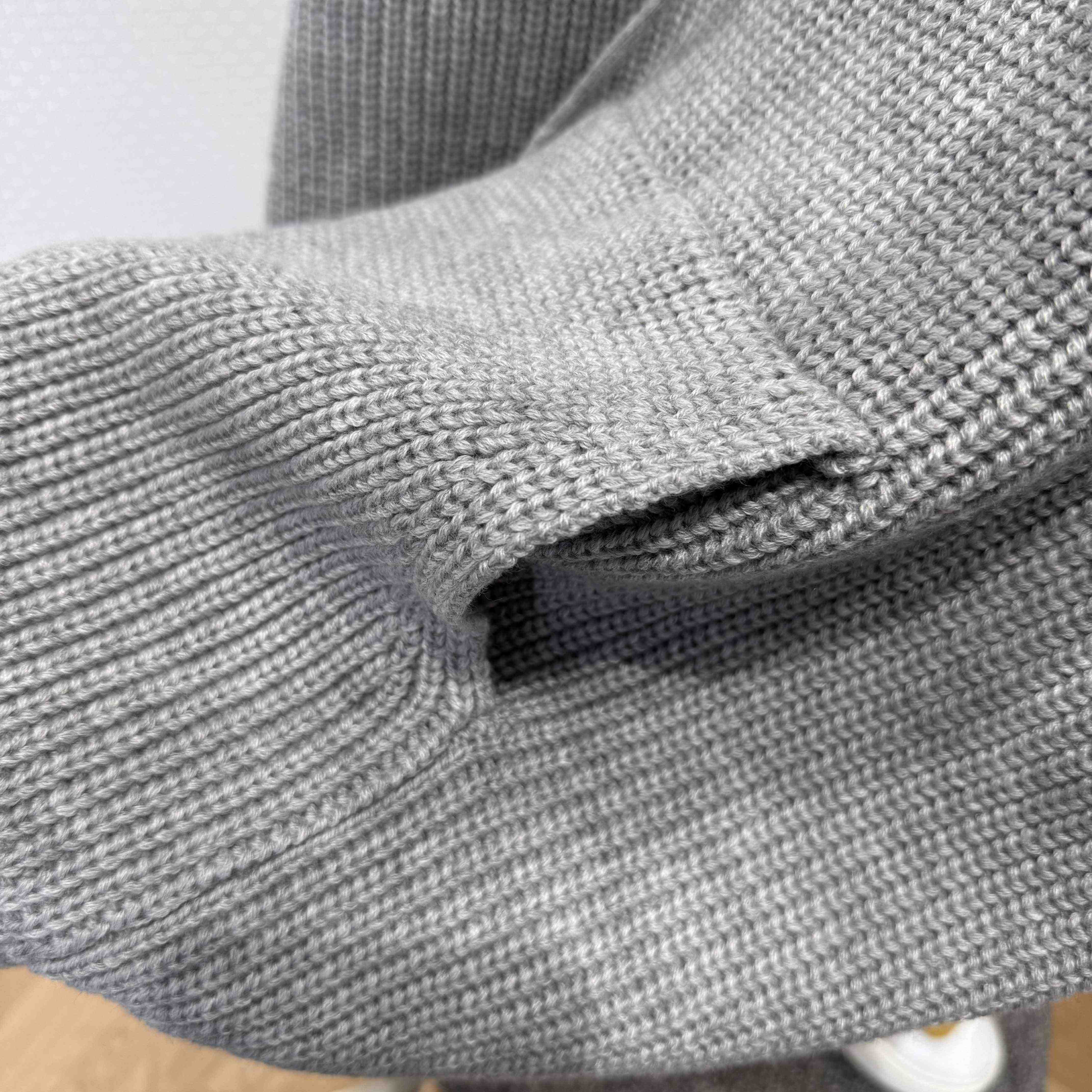 Celine Hooded Sweater In Ribbed Wool - DesignerGu