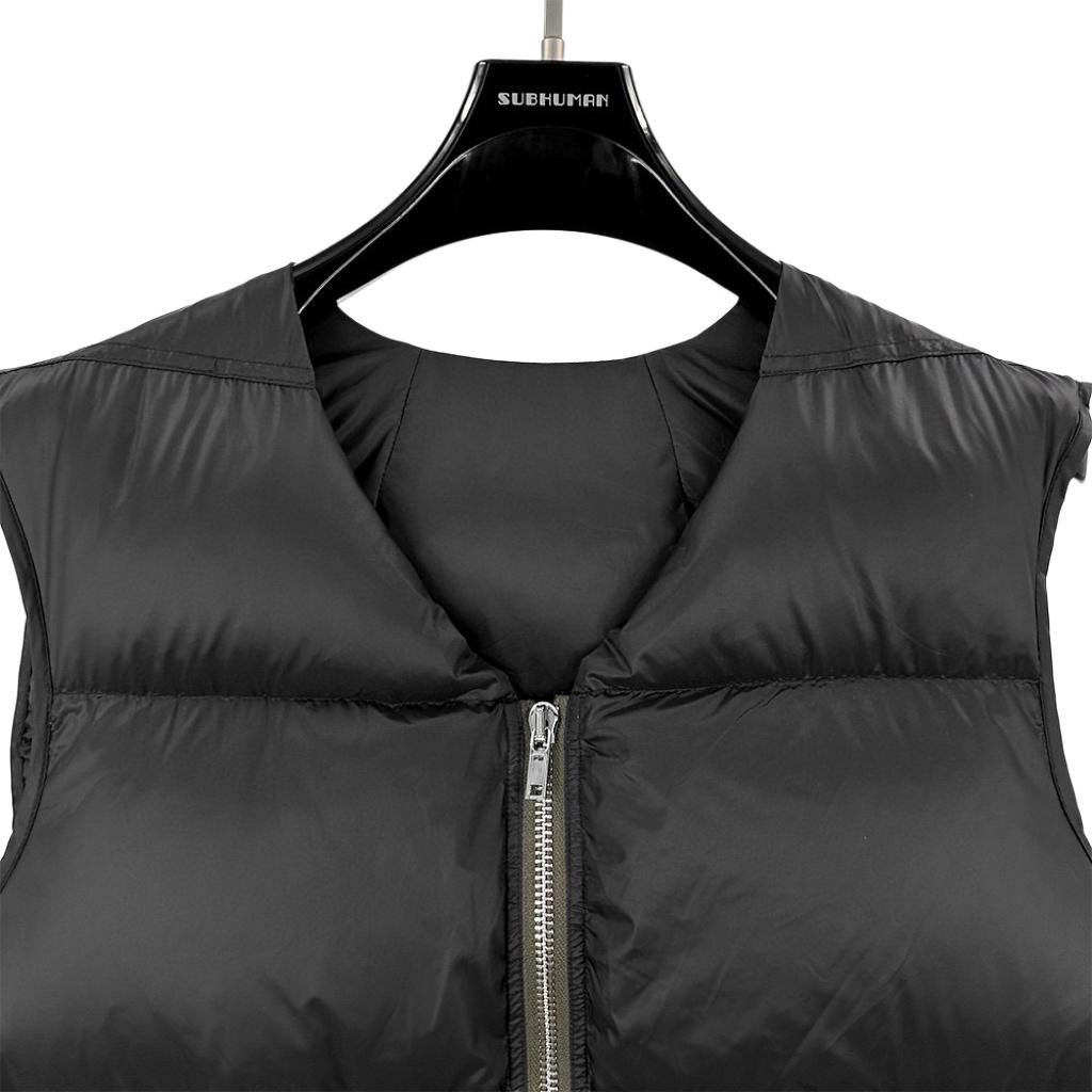Rick Owens Pocket Goose Down Puffer Vest - DesignerGu
