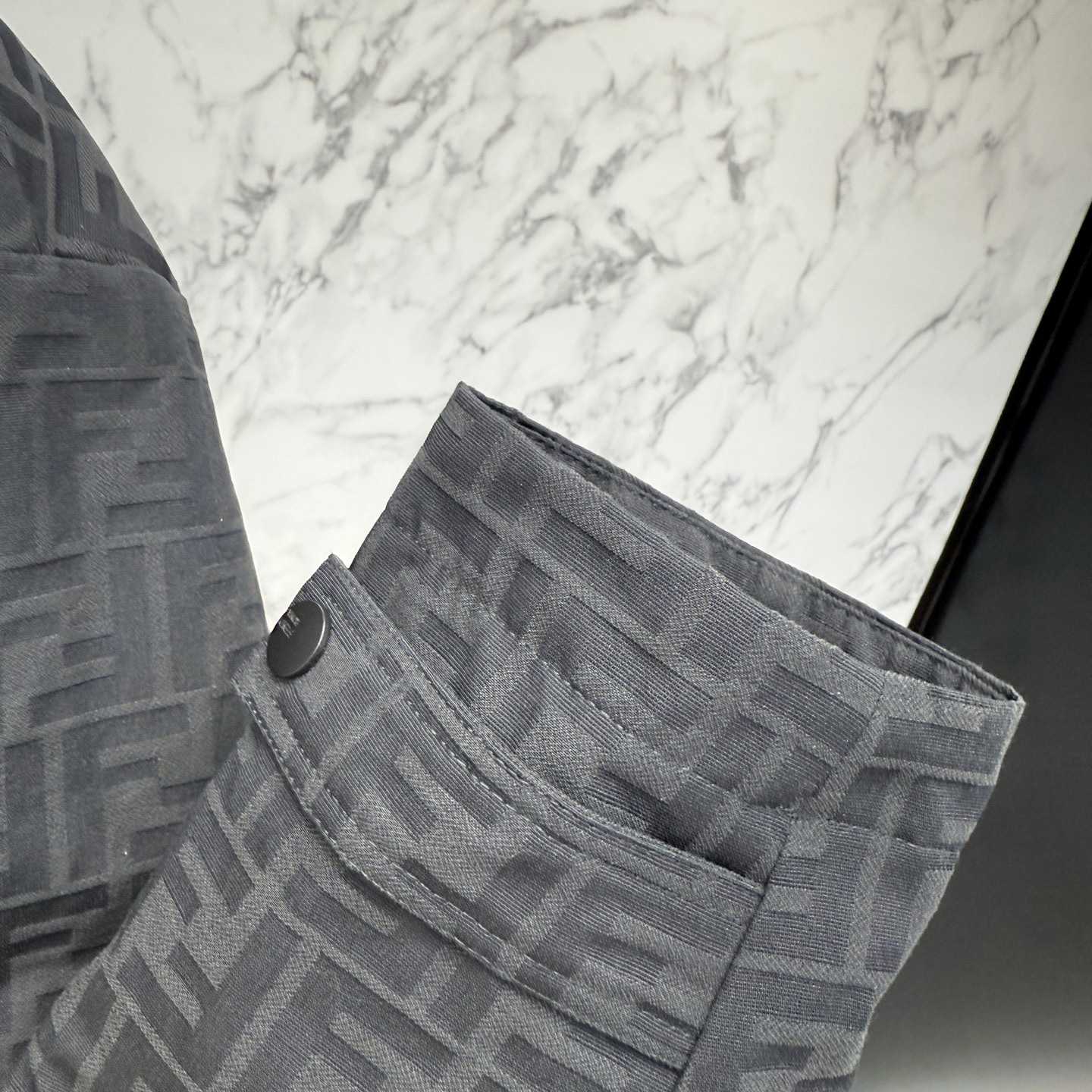 Fendi 'FF Denim Tech' Padded Jacket - DesignerGu