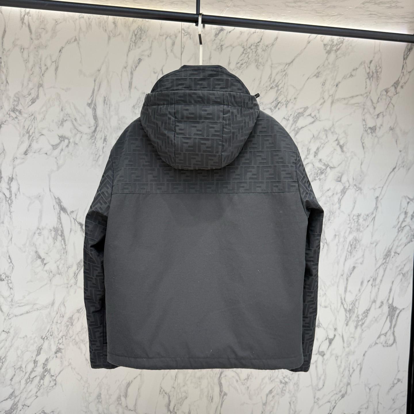 Fendi 'FF Denim Tech' Padded Jacket - DesignerGu