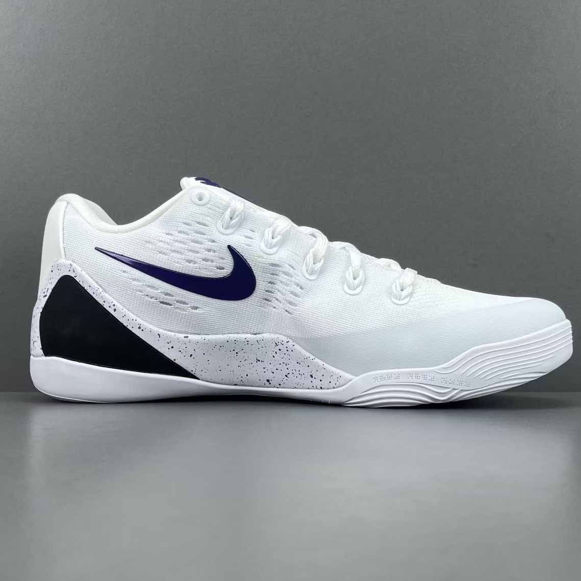 Nike Kobe 9 Elite Low Protro “White Purple” IH1401-100 - DesignerGu