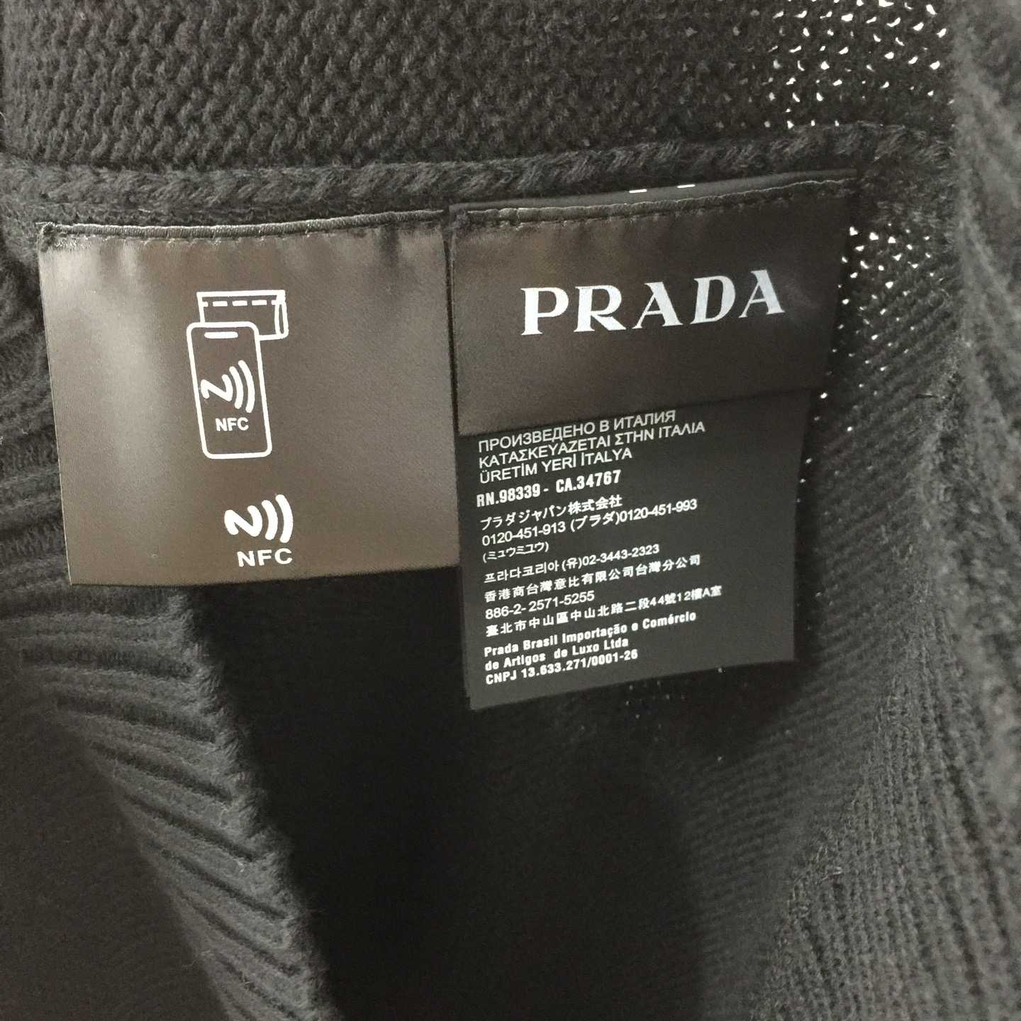 Prada Wool and cashmere crew-neck sweater - DesignerGu