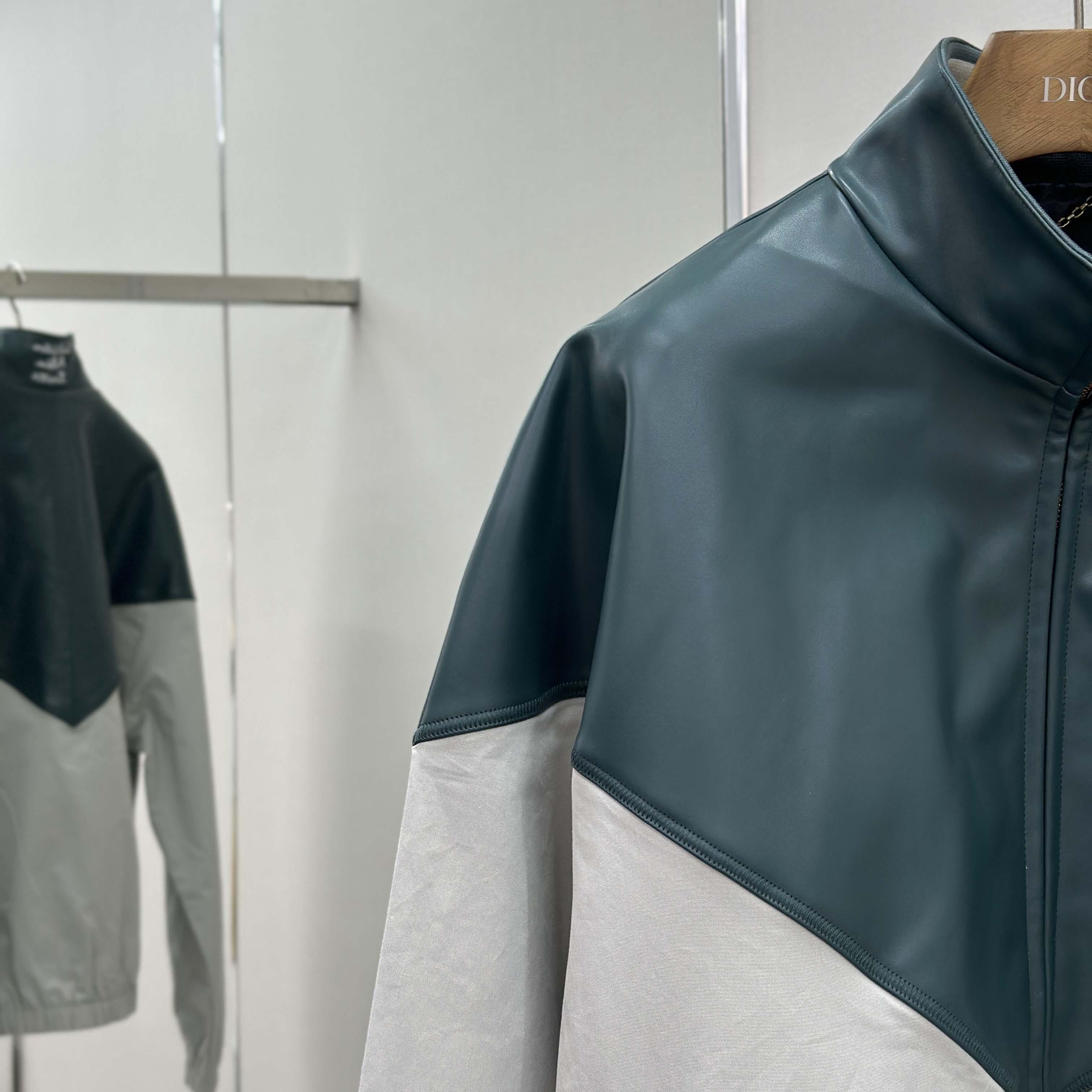 Louis Vuitton Graphic Leather Mix Tracktop   1AIJX2 - DesignerGu