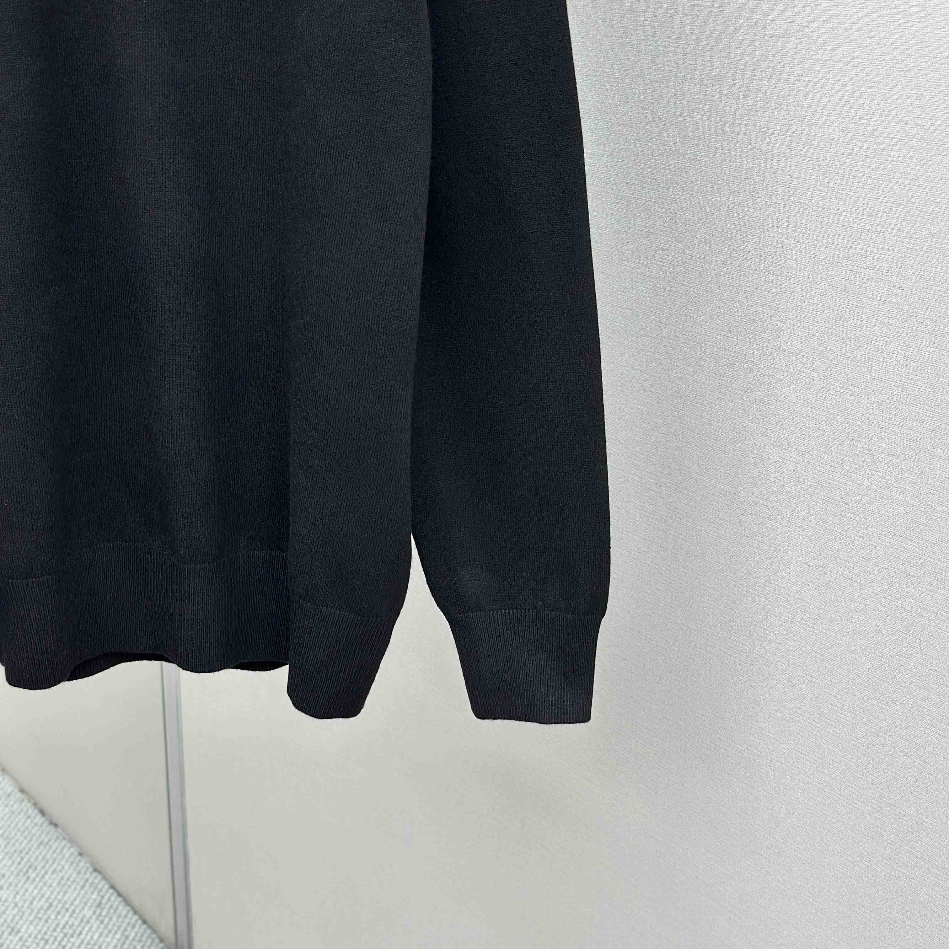 Prada Long-sleeved Superfine Wool Polo Sweater - DesignerGu