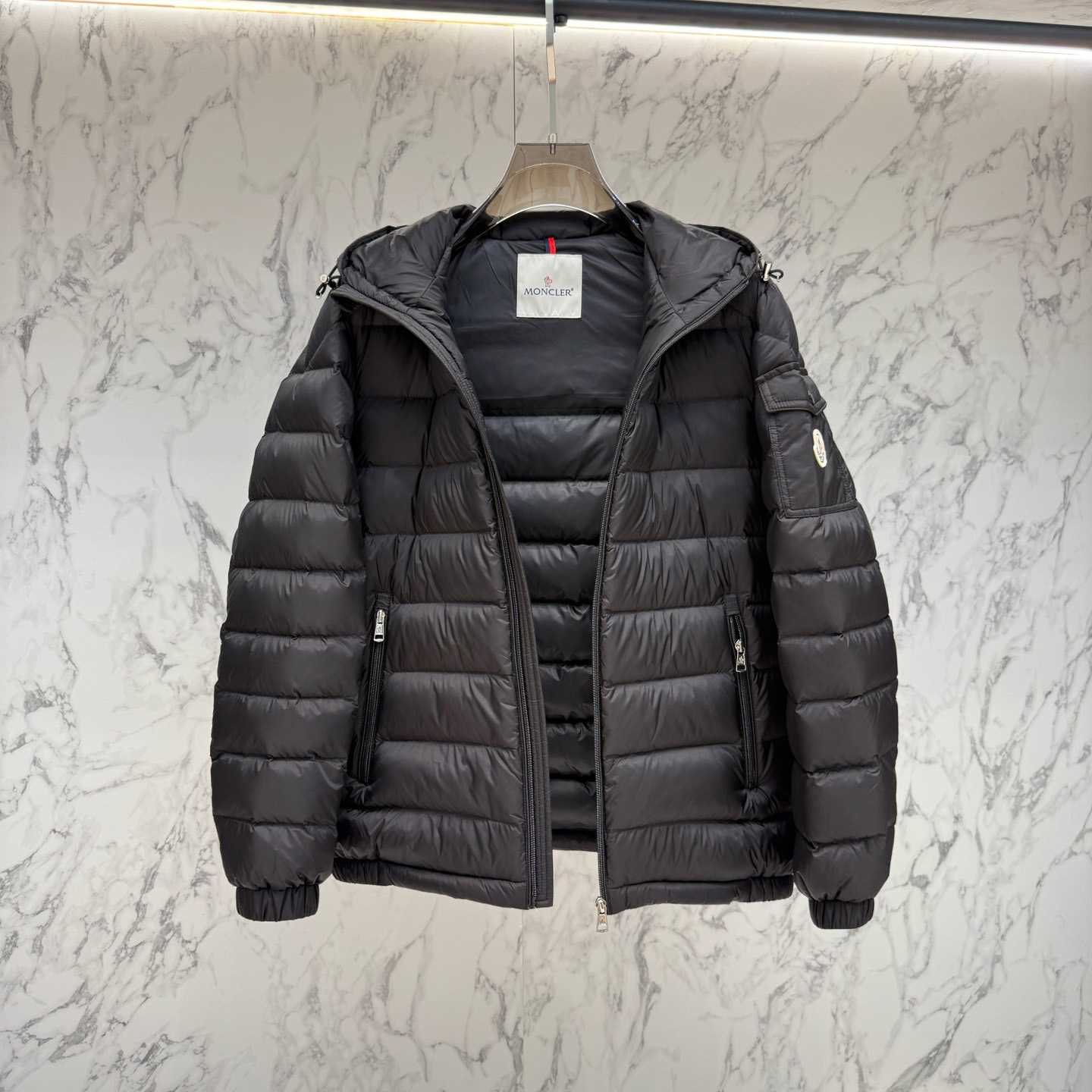 Moncler Galion Hooded Short Down Jacket - DesignerGu