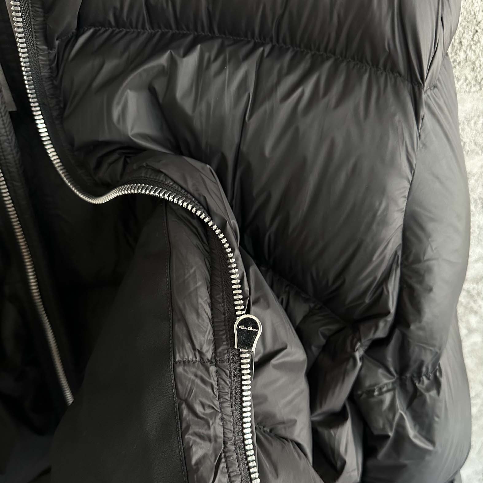 Rick Owens Turtle Nylon Cropped Puffer Jacket  - DesignerGu