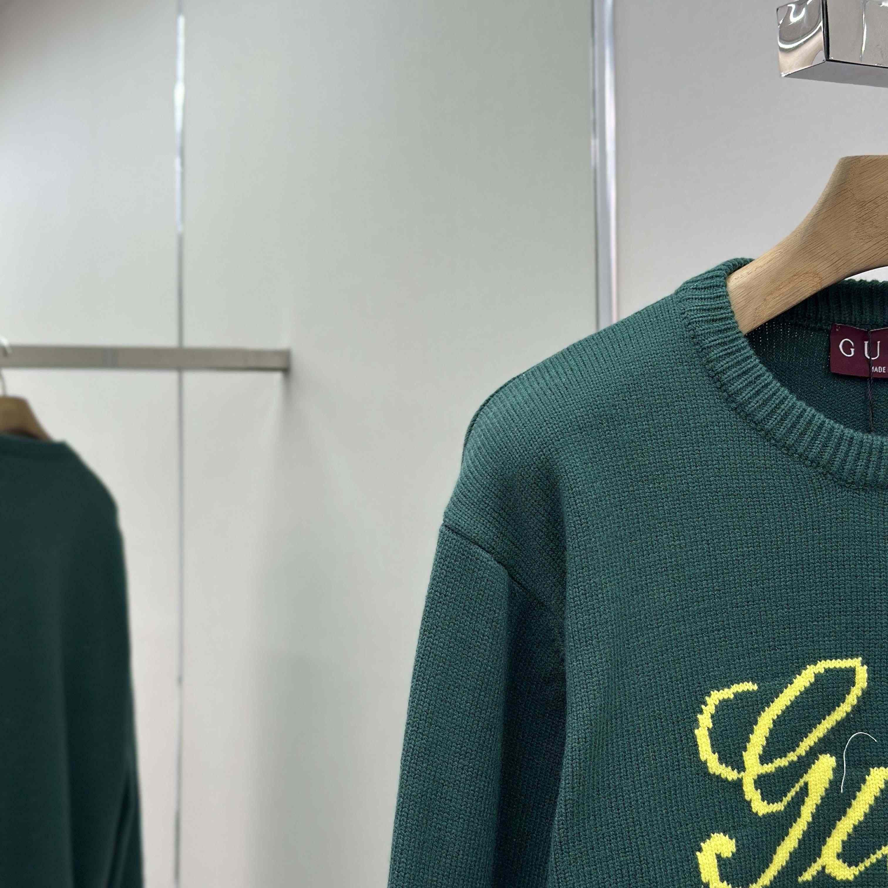 Gucci Knit Wool Sweater With Intarsia - DesignerGu