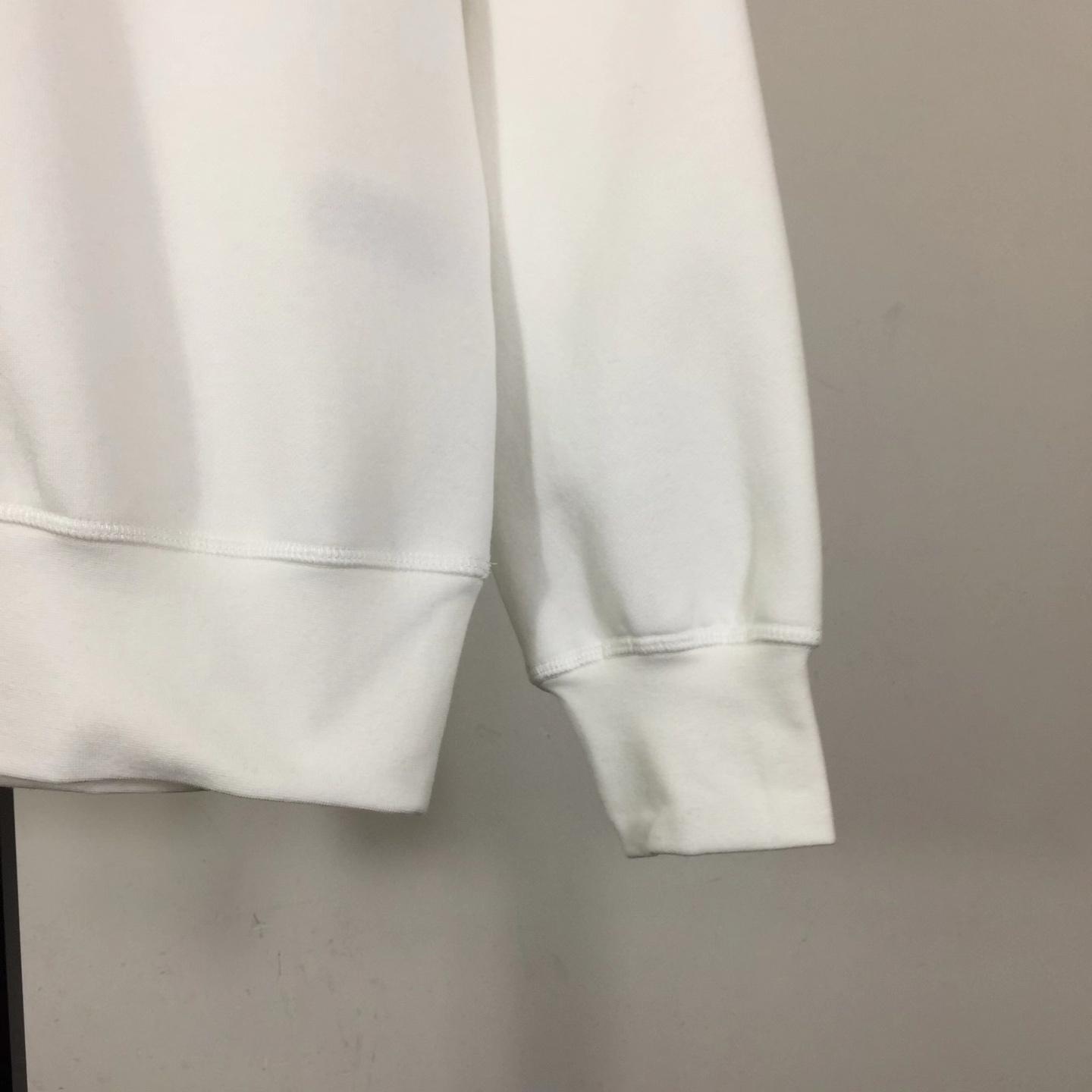 Ralph Lauren White Cotton-blend Crewneck - DesignerGu
