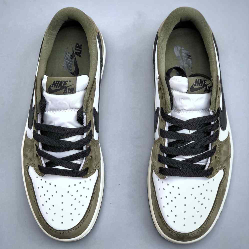 Air Jordan 1 Low OG “Medium Olive” HQ6998-200 - DesignerGu