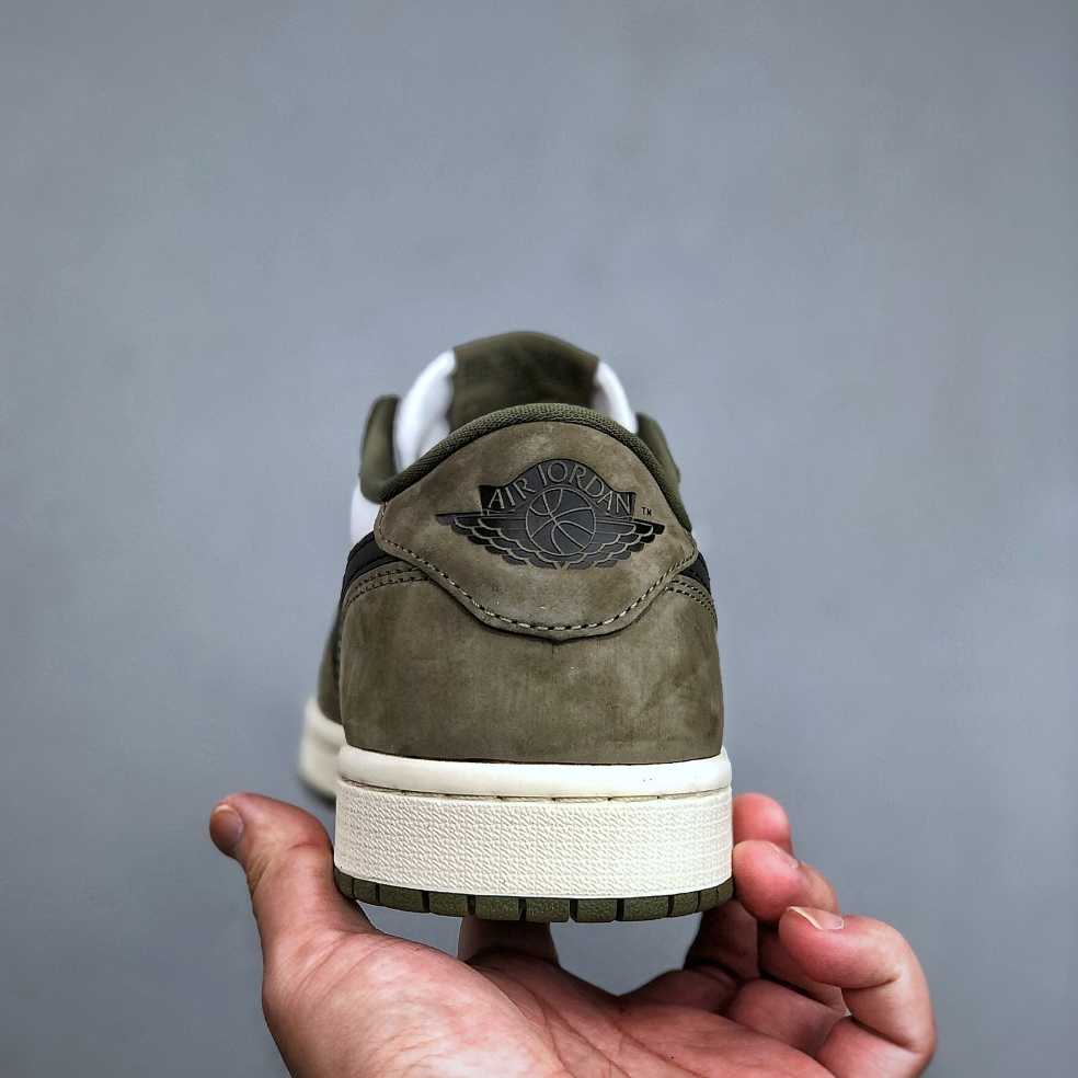 Air Jordan 1 Low OG “Medium Olive” HQ6998-200 - DesignerGu