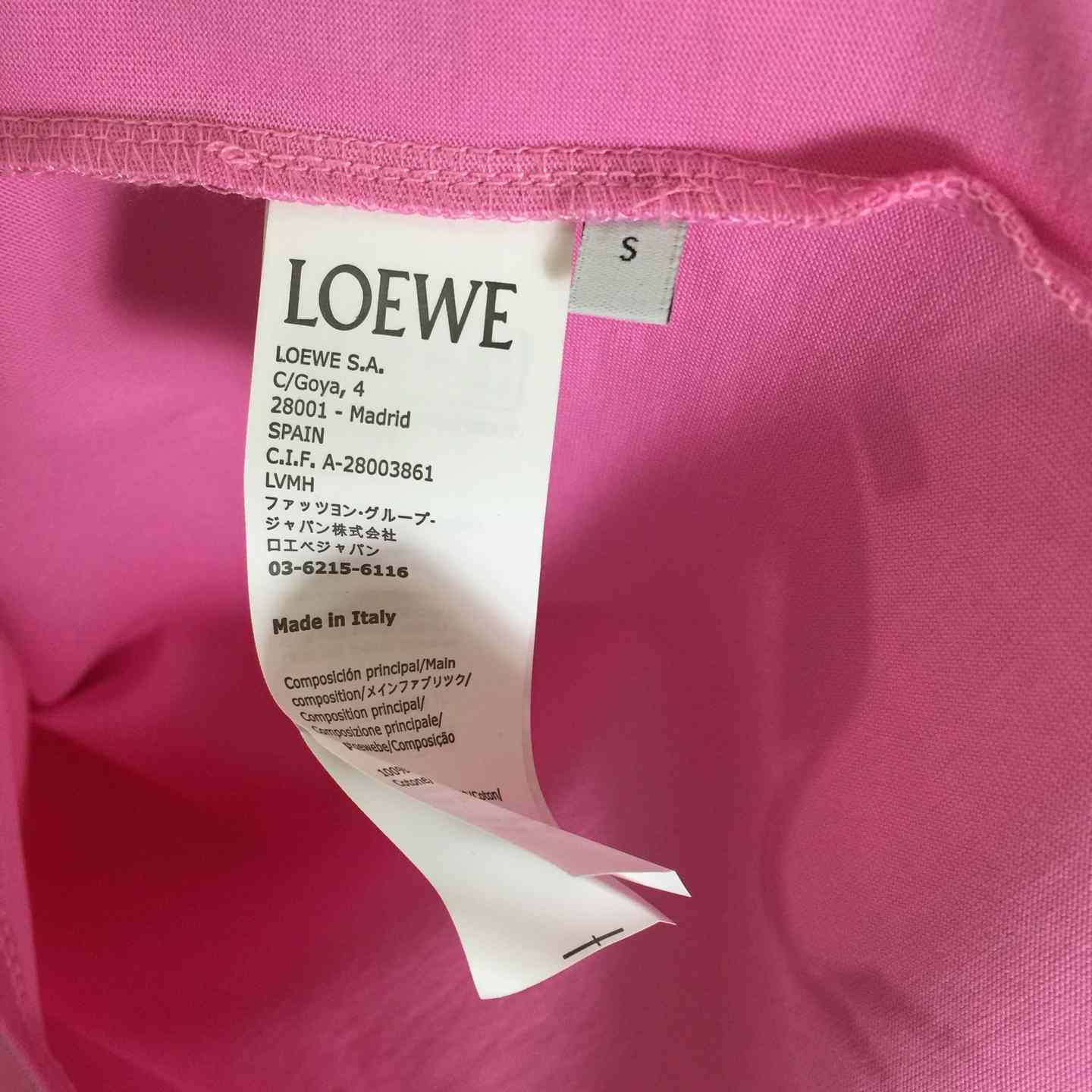 Loewe Relaxed Fit T-shirt In Cotton - DesignerGu