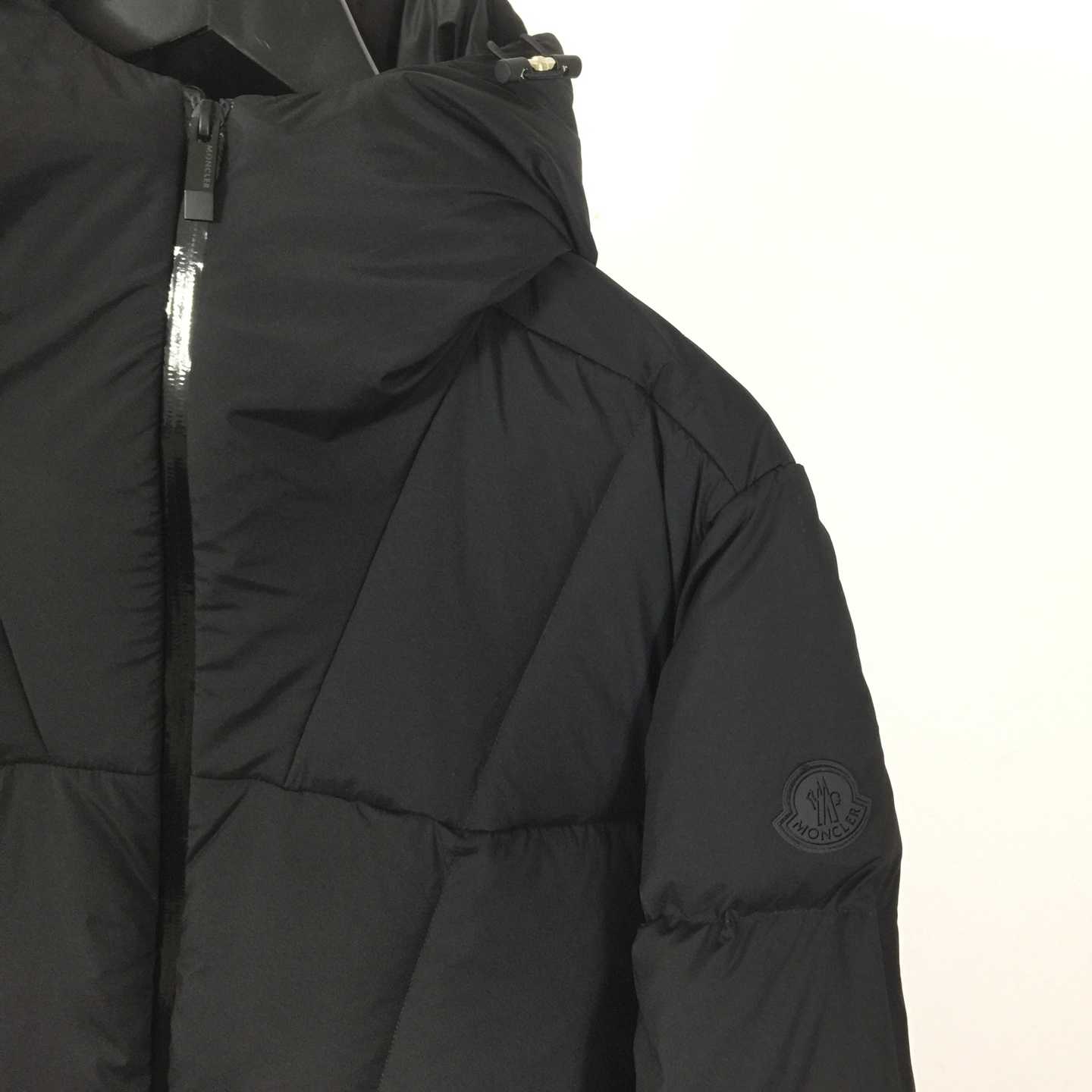 Moncler Fusain Hooded Short Down Jacket - DesignerGu