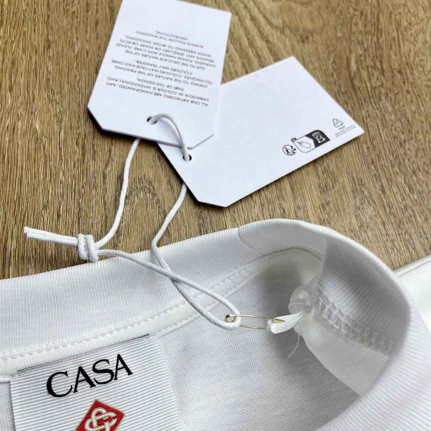 Casablanca Logo-patch Cotton T-shirt   C1076 - DesignerGu