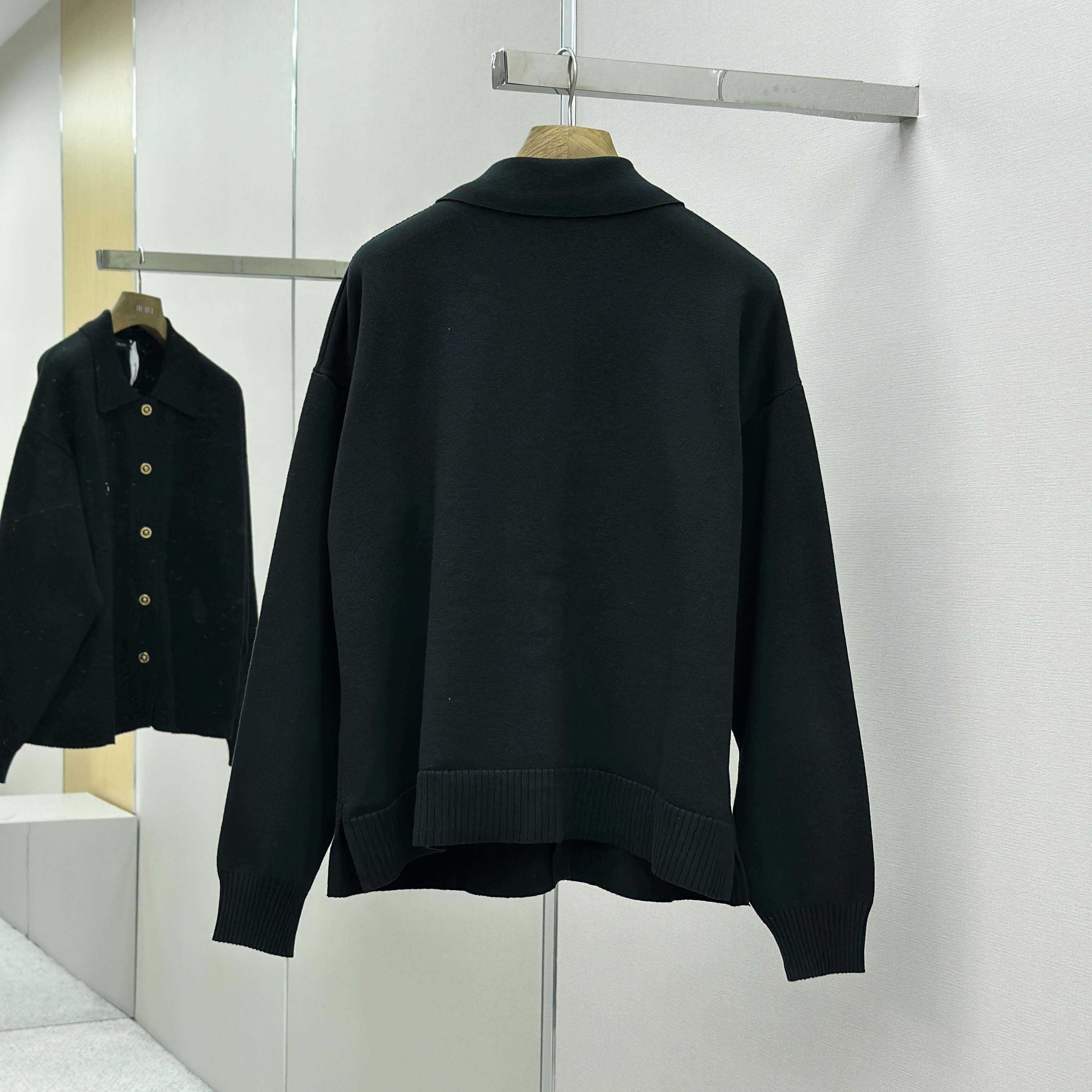 Versace Cashmere-Blend Knit Polo Cardigan - DesignerGu