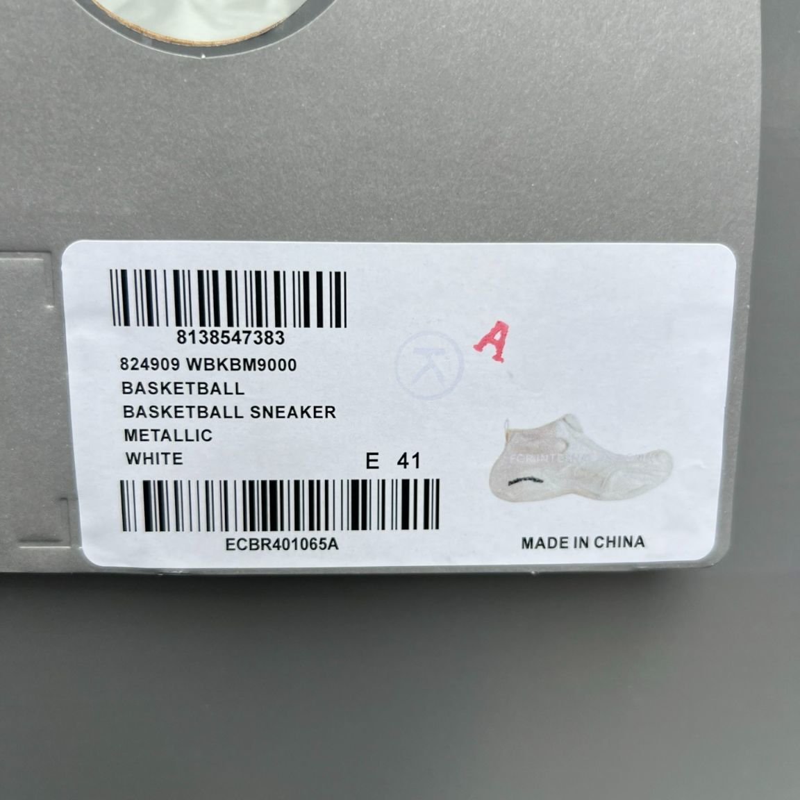 Balenciaga Basketball Sneaker In White  - DesignerGu