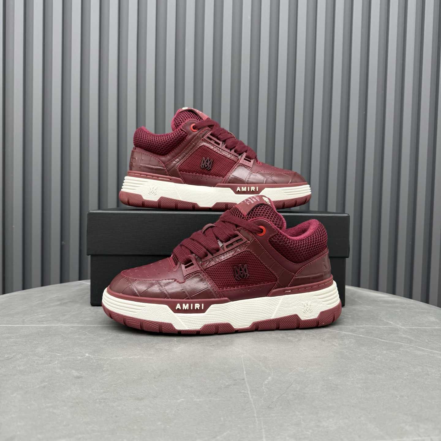 Amiri Croc Debossed Ma-1 - DesignerGu