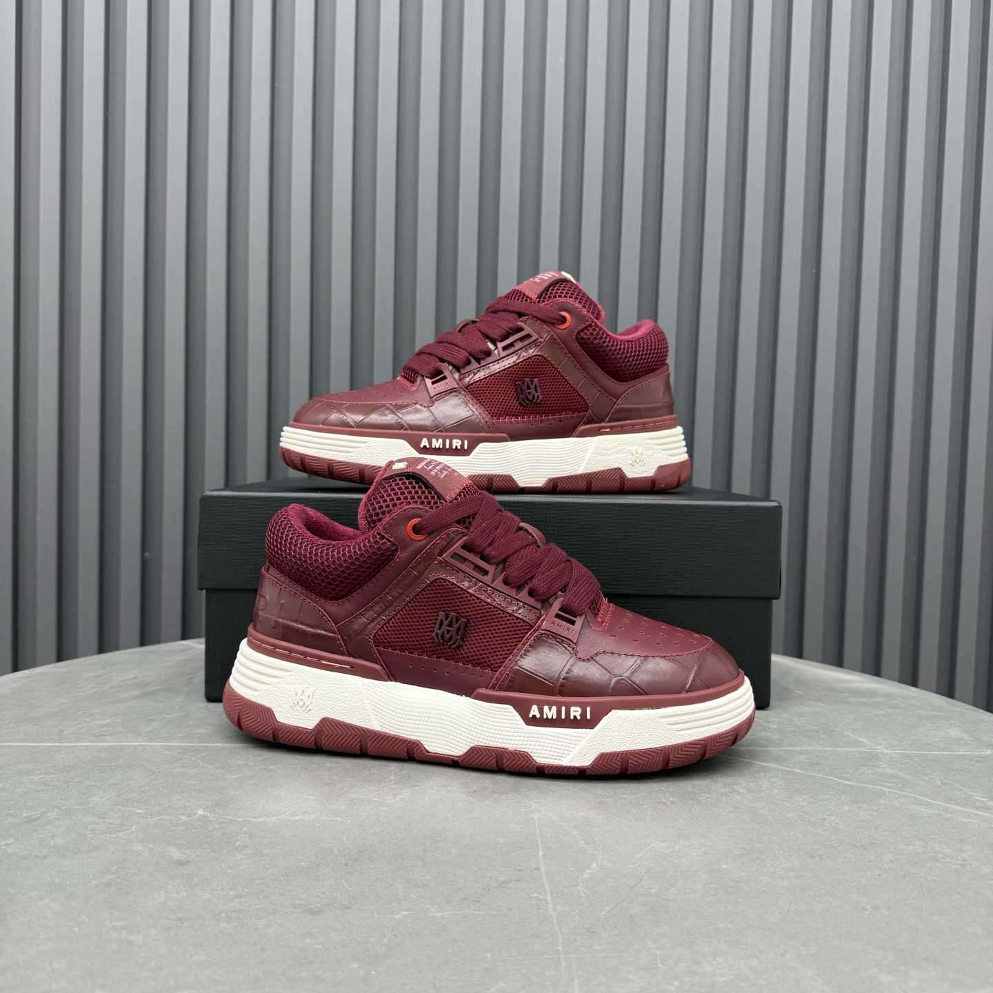 Amiri Croc Debossed Ma-1 - DesignerGu