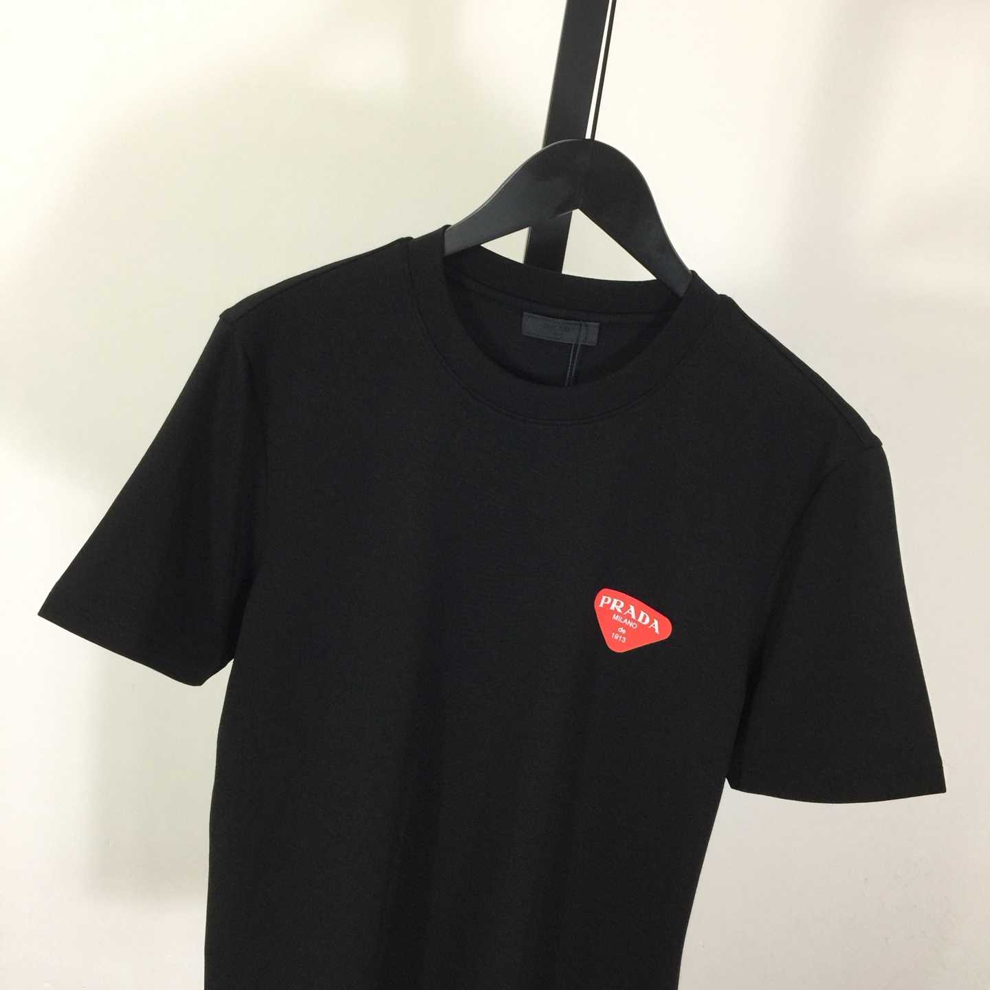 Prada Logo Cotton Tee - DesignerGu