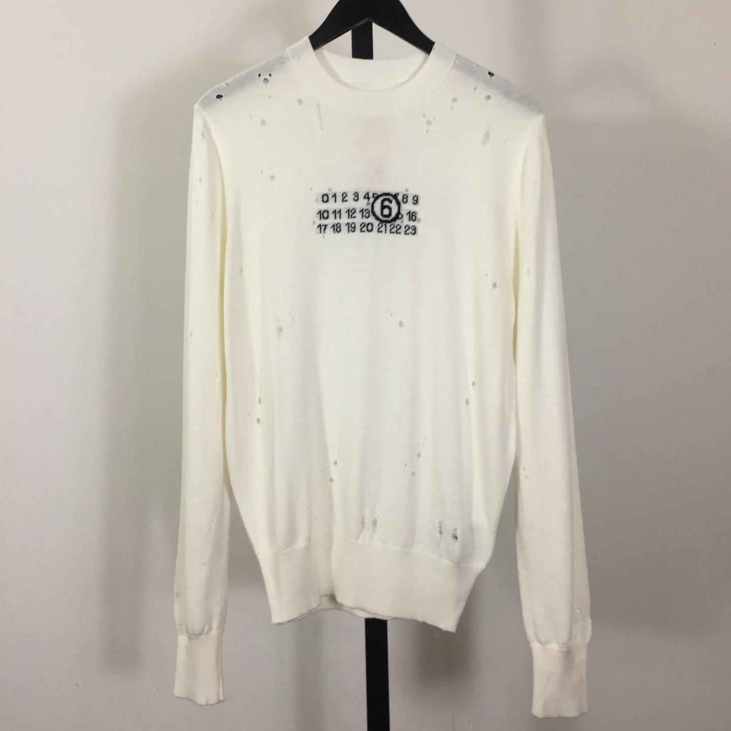MM6 Maison Margiela Numbers-motif Sweater - DesignerGu