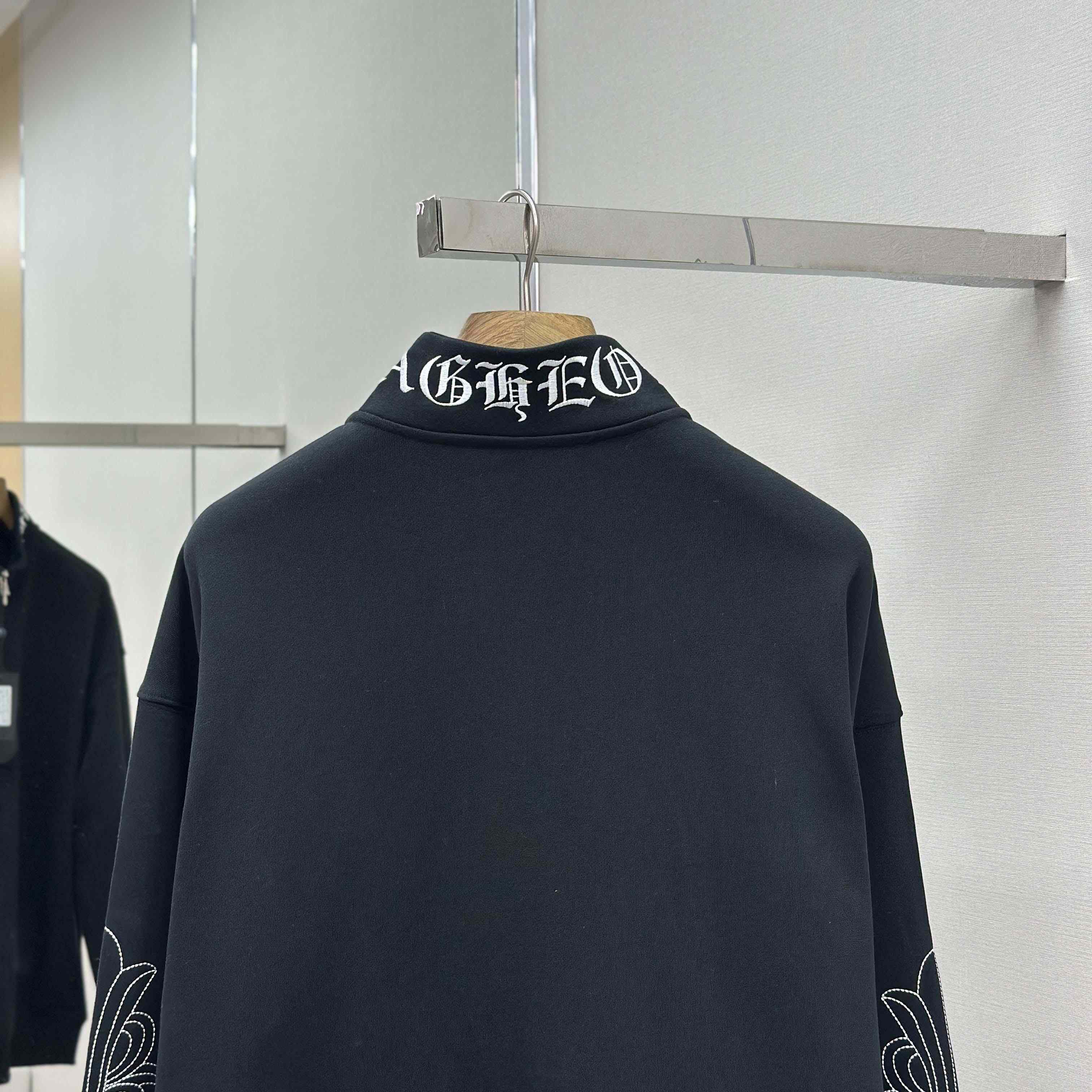 Chrome Hearts Half-zip Sweatshirt - DesignerGu