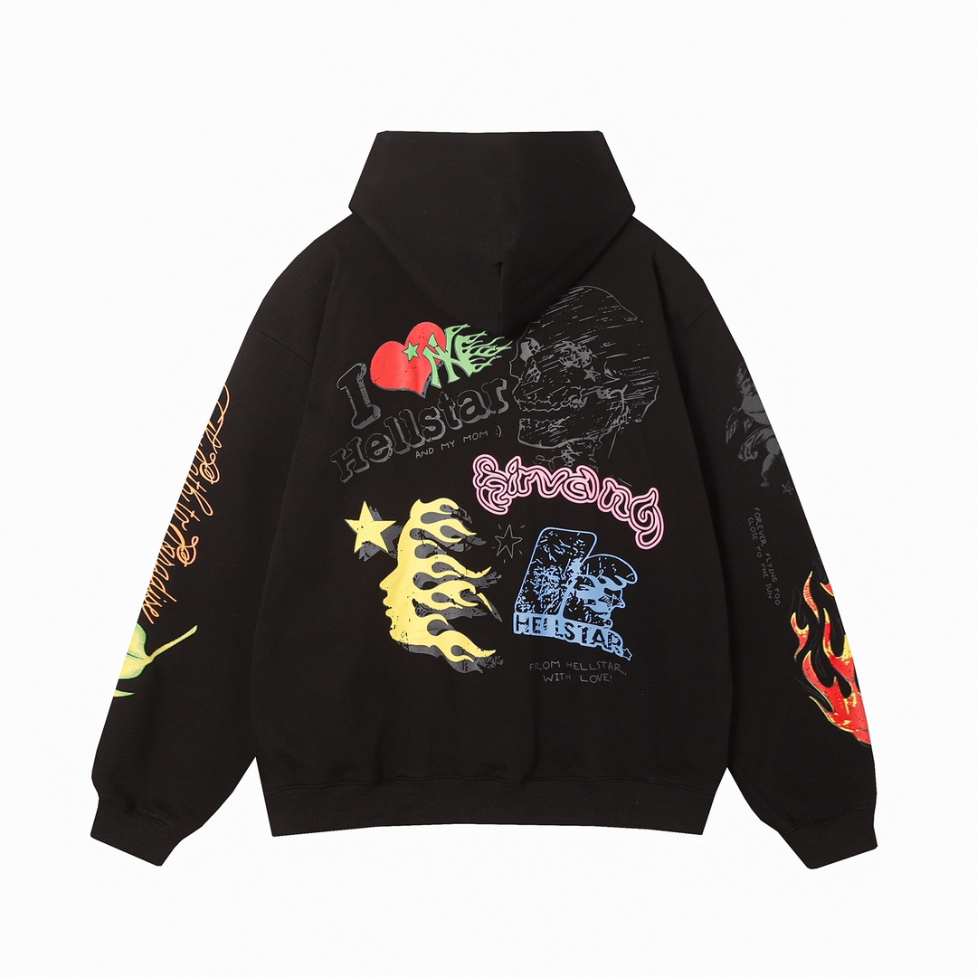 Hellstar Graphic Hoodie - DesignerGu