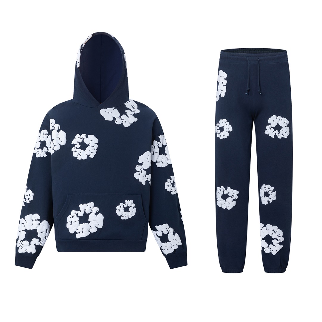 Denim Tears Cotton Hoodie And Sweatpant - DesignerGu
