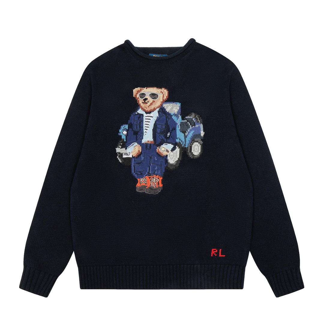 Ralph Lauren Polo Bear Cotton Sweater - DesignerGu