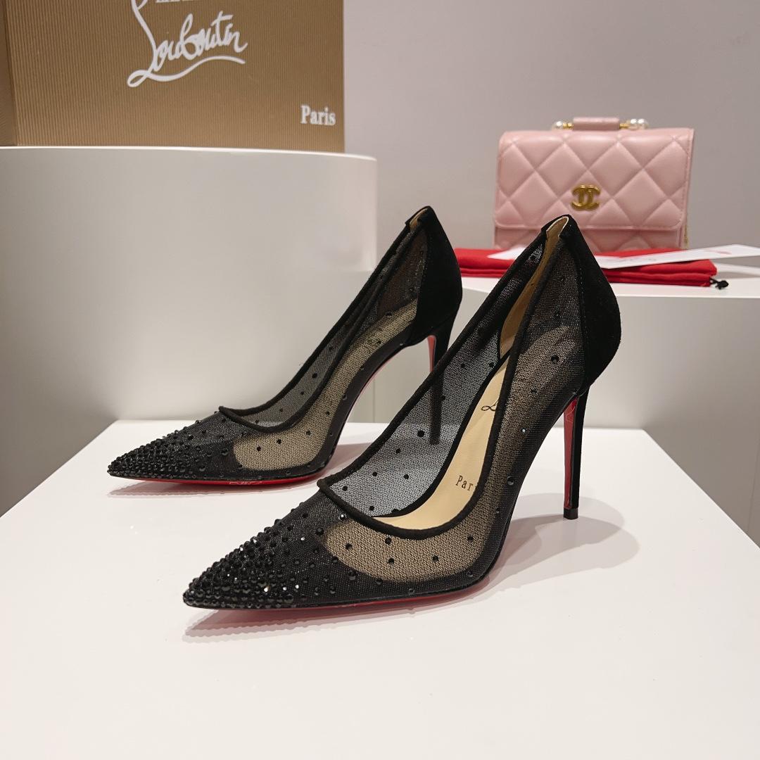 Christian Louboutin Degrastrass Red Carpet 100 mm Pumps - DesignerGu