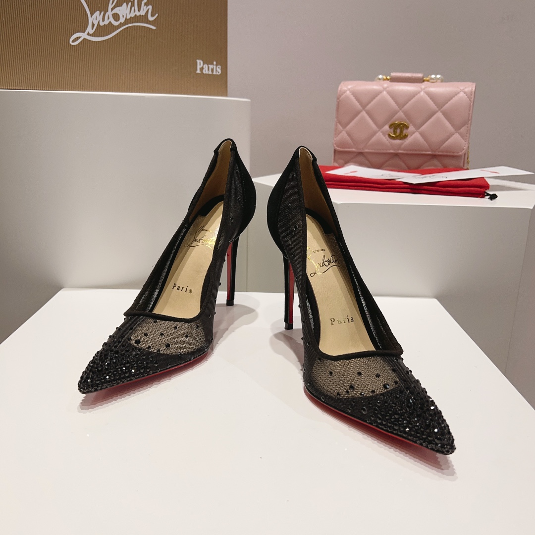 Christian Louboutin Degrastrass Red Carpet 100 mm Pumps - DesignerGu