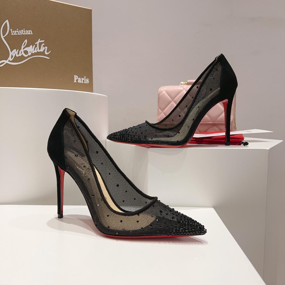 Christian Louboutin Degrastrass Red Carpet 100 mm Pumps - DesignerGu