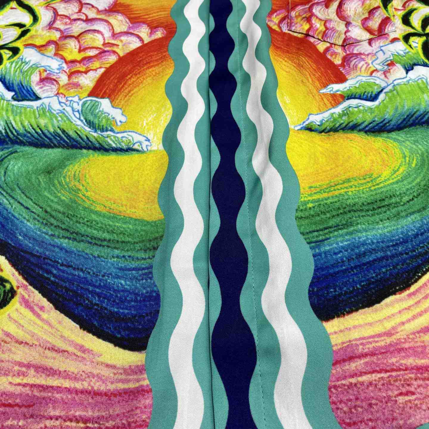 Casablanca Danse De La Mer Shirt   CA3547 - DesignerGu