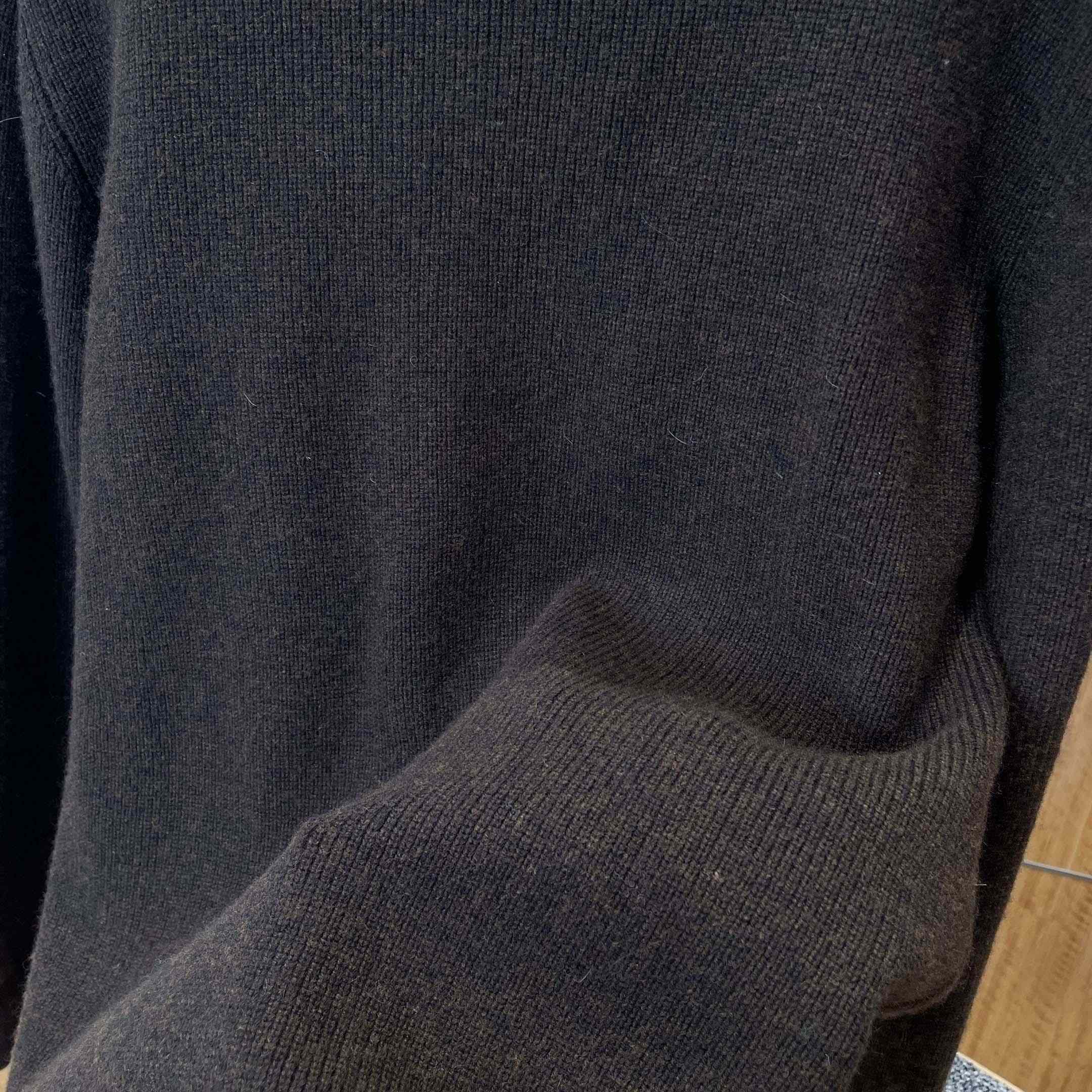 Celine Triomphe Trucker Sweater In Ribbed Wool - DesignerGu