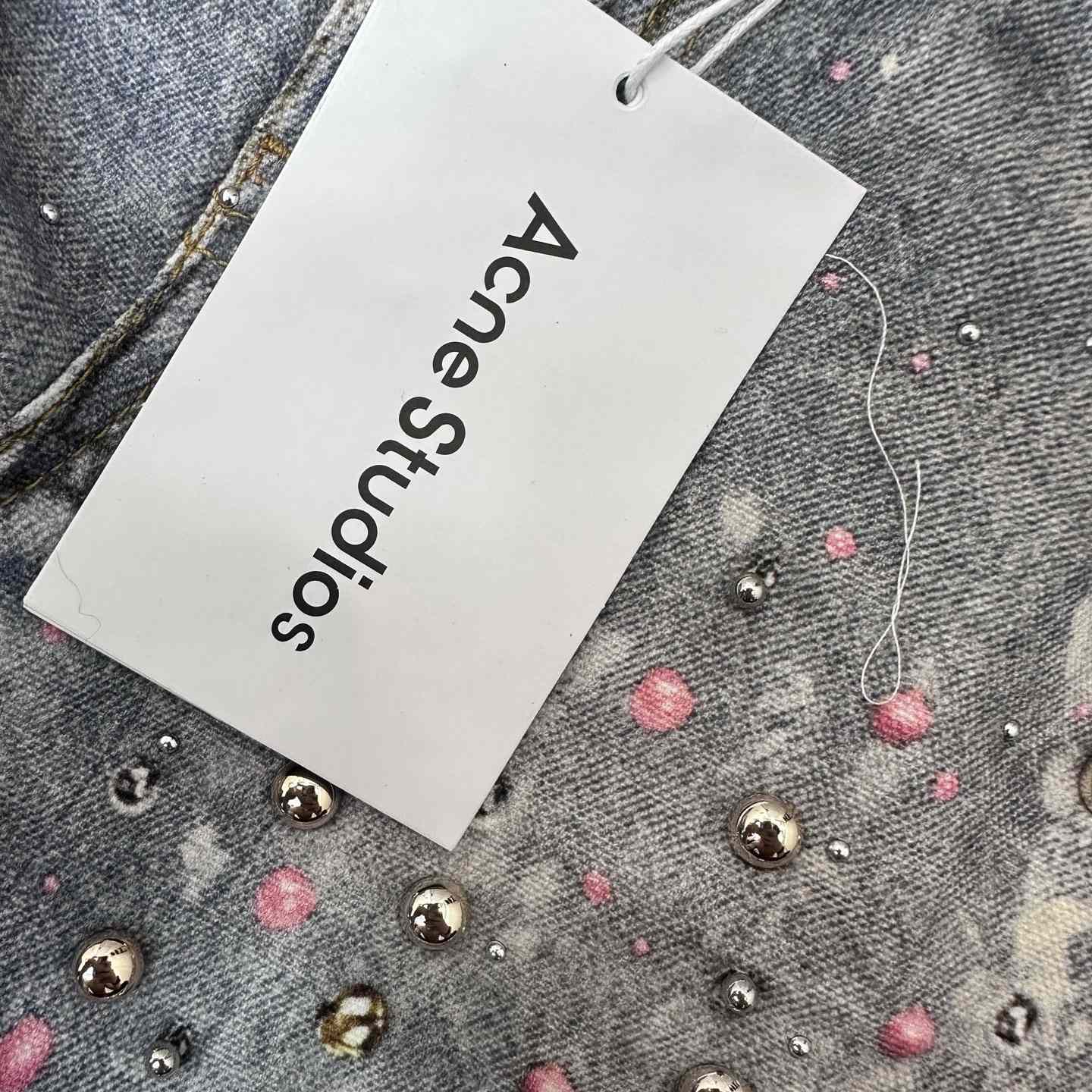 Acne Studios Loose Fit Denim Trousers - DesignerGu