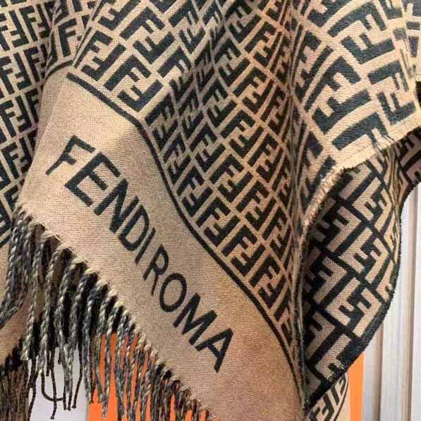 Fendi FF monogram poncho - DesignerGu