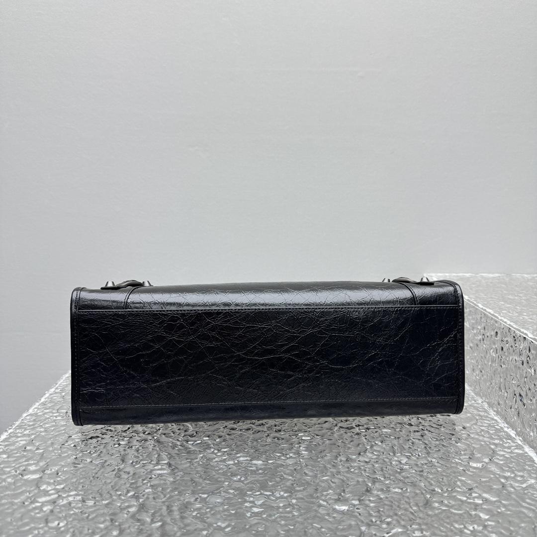 Balenciaga Le City Tote Bag Medium In Black - DesignerGu