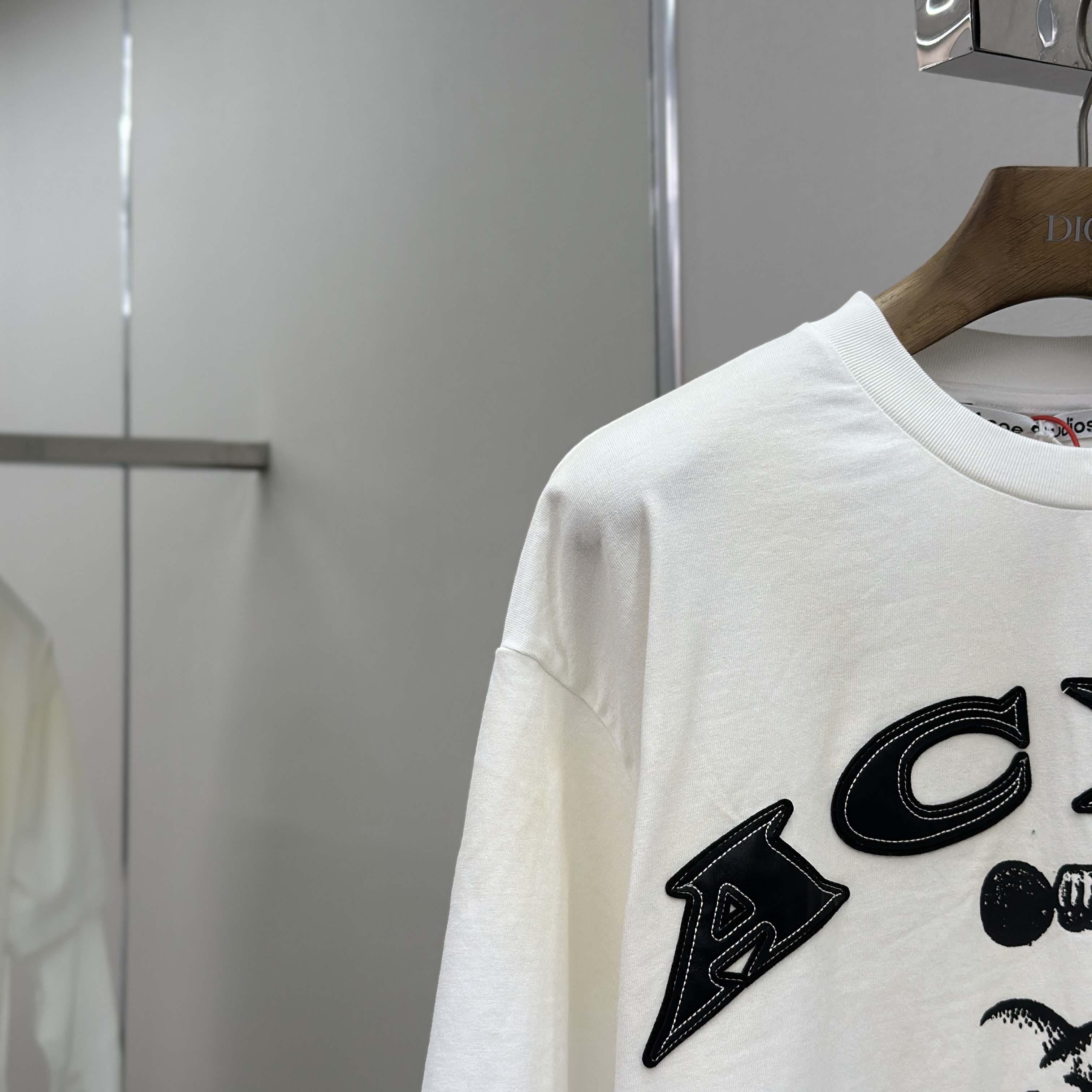 Acne Studios Layered Logo T-shirt - DesignerGu