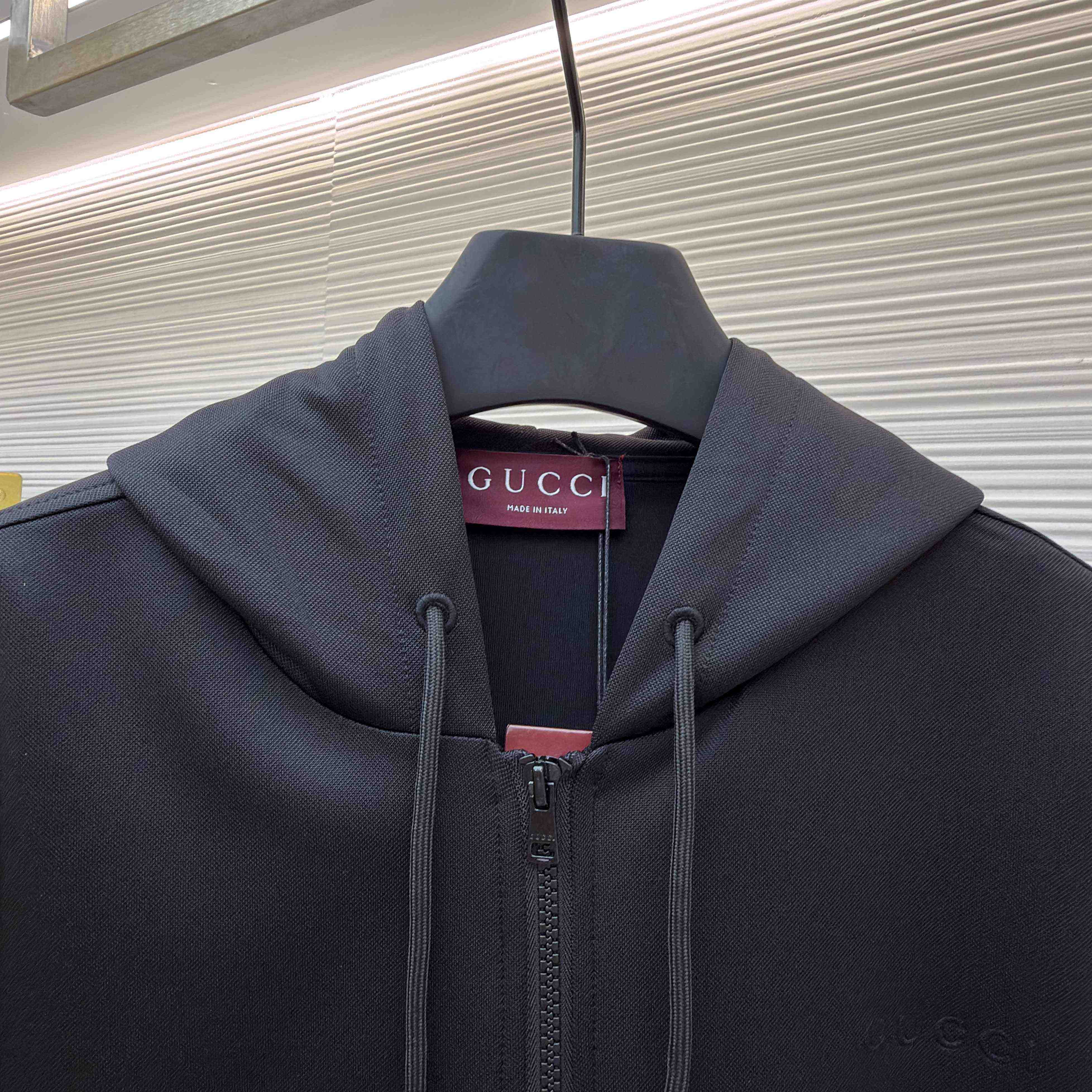 Gucci Technical Jersey Hooded Zip Jacket - DesignerGu